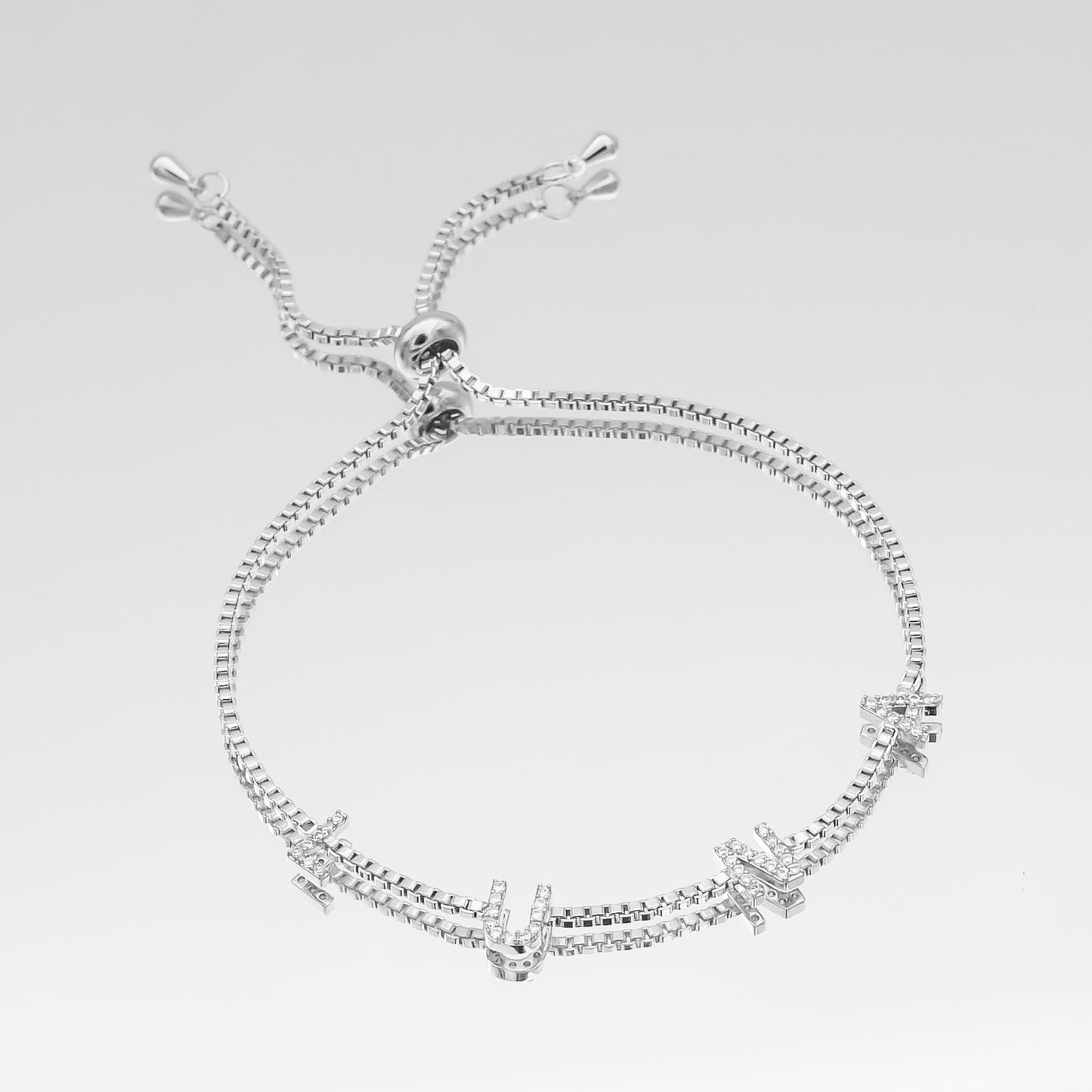 Pave Custom Name Bracelet - Image 11 - ISMI JEWELS