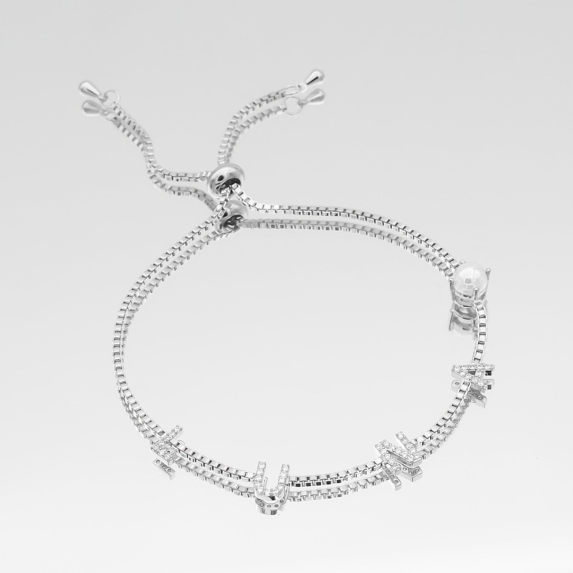 Pave Custom Name Bracelet - Image 10 - ISMI JEWELS