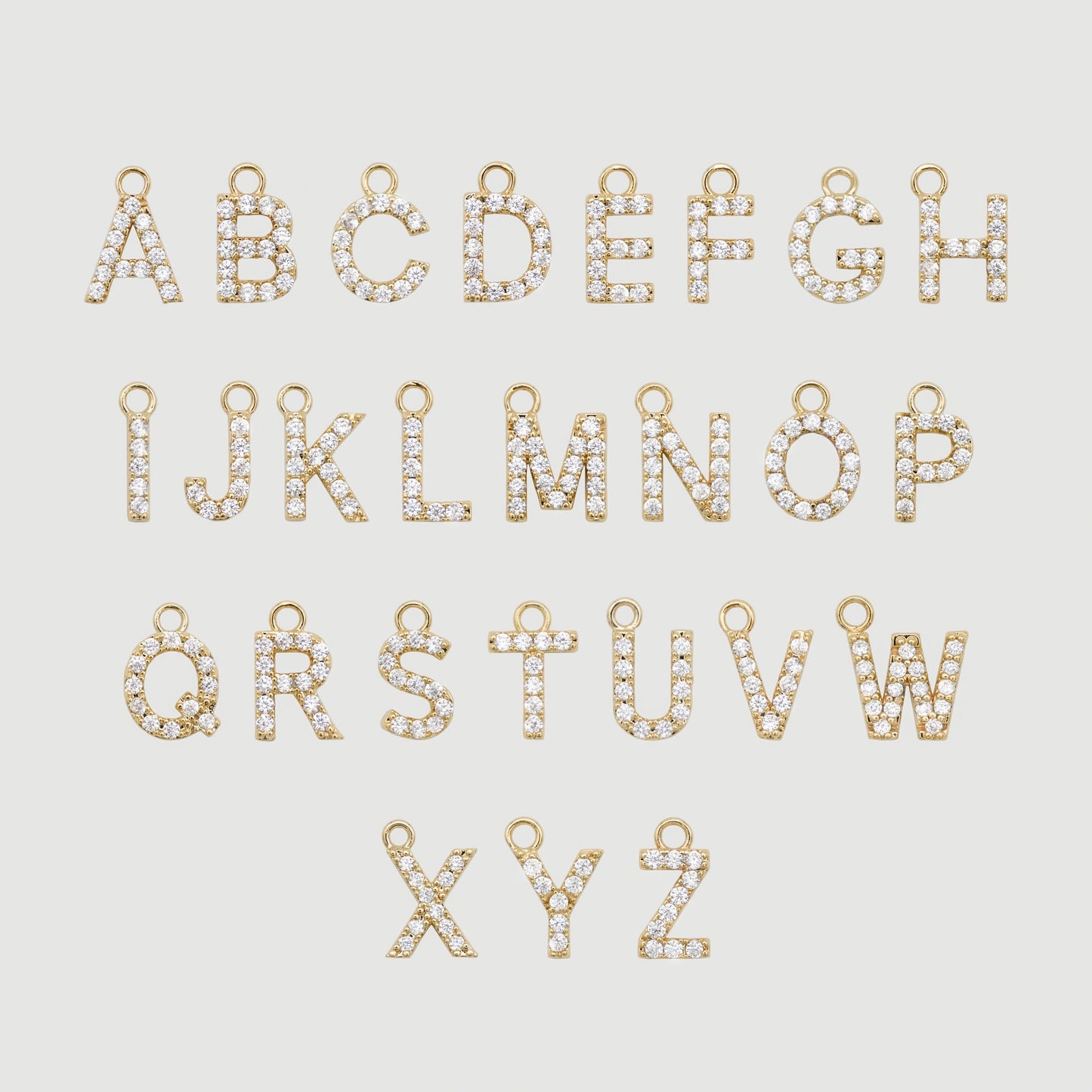 Pave Initial Letter - Image 1 - ISMI JEWELS