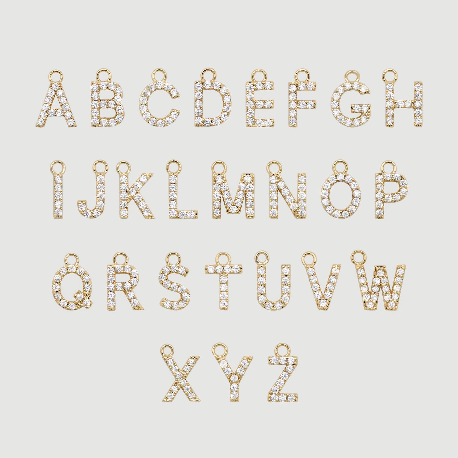 Pave Initial Letter - Image 1 - ISMI JEWELS