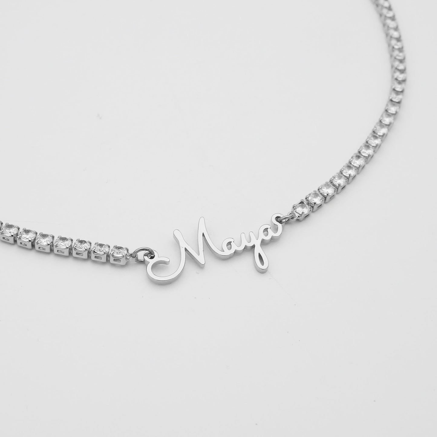 London Name Tennis Necklace