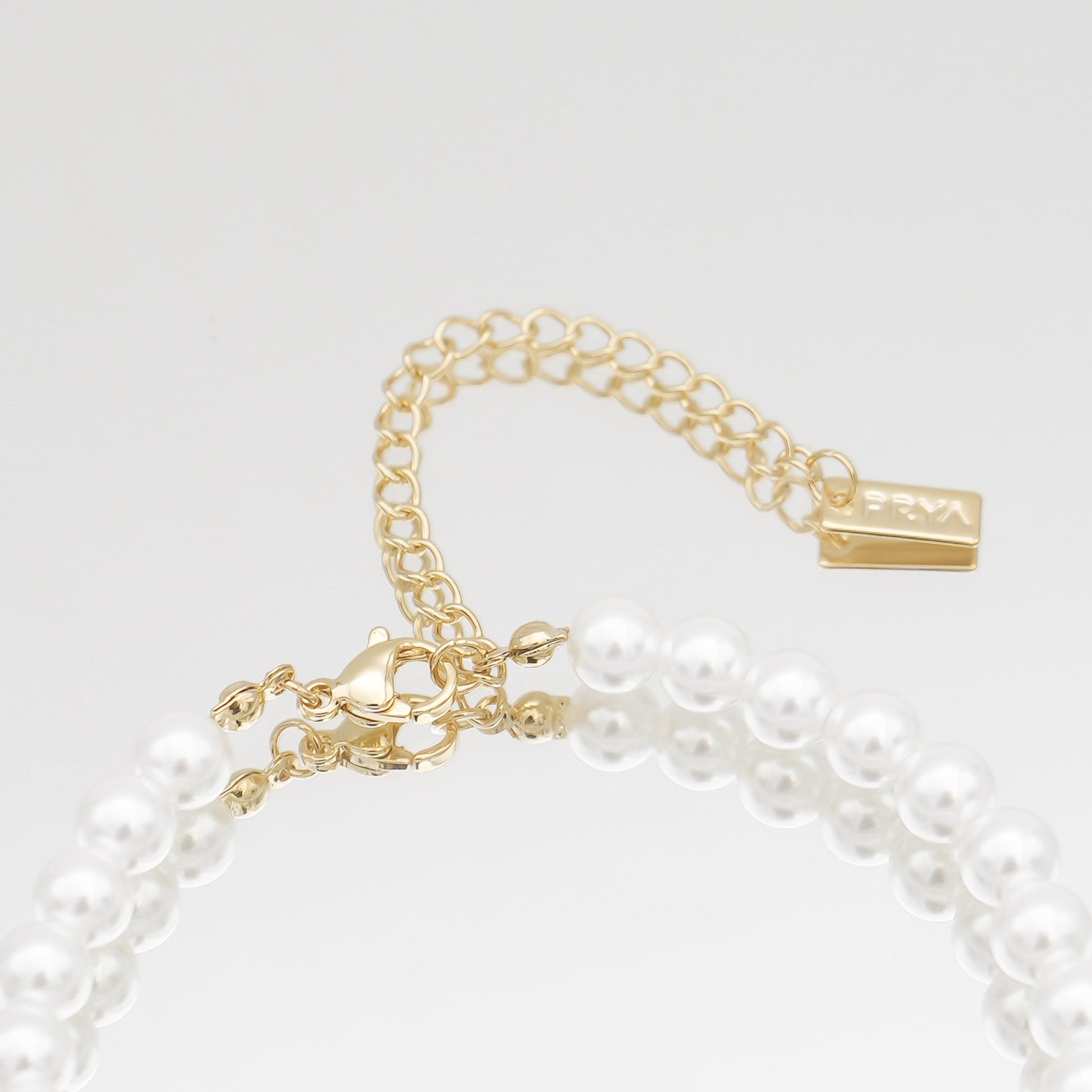 Pave Pearl Initial Anklet - Image 56 - ISMI JEWELS