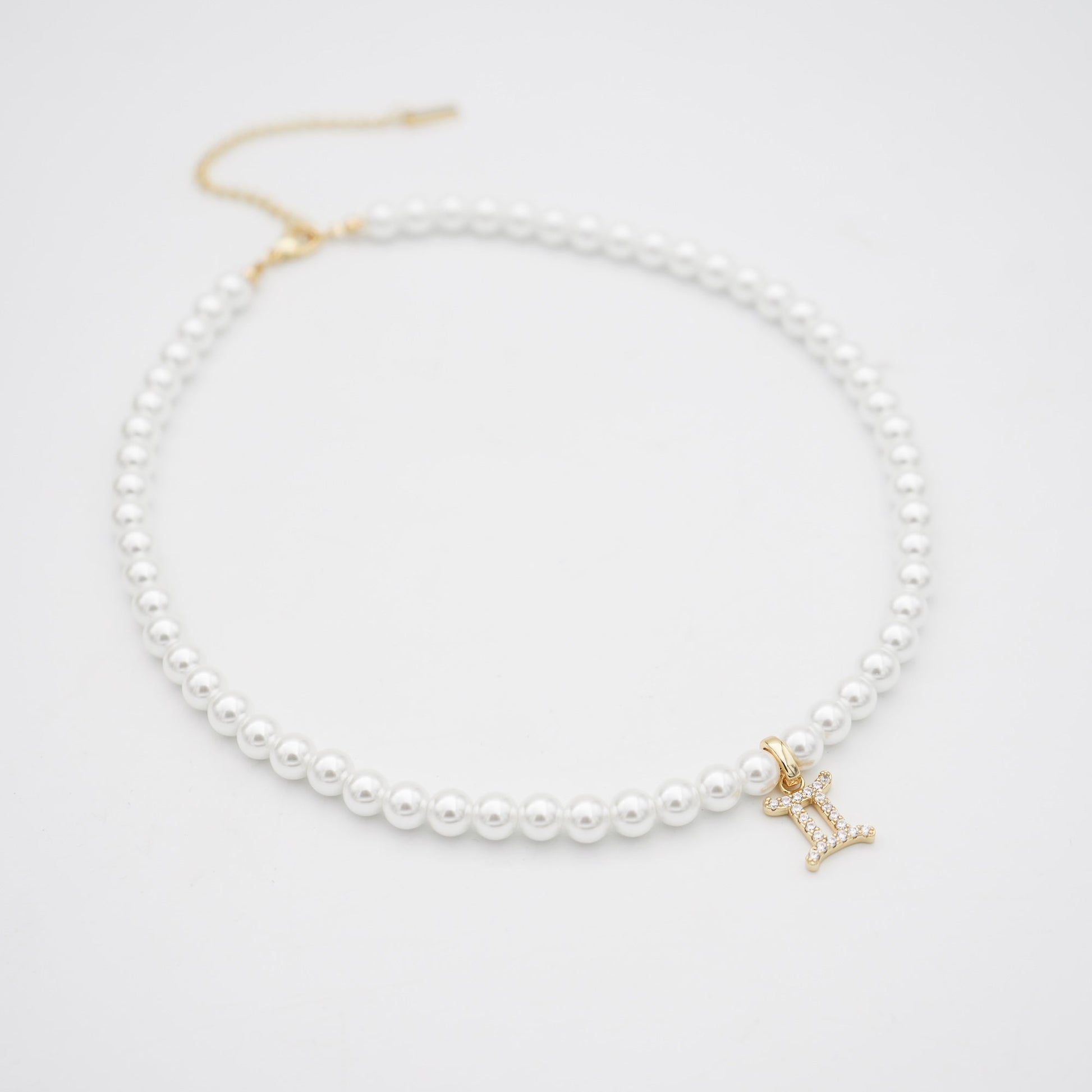 Pave Pearl Zodiac Necklace - Image 10 - ISMI JEWELS