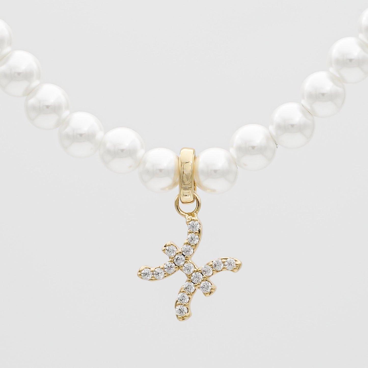 Pave Pearl Zodiac Necklace - Image 15 - ISMI JEWELS