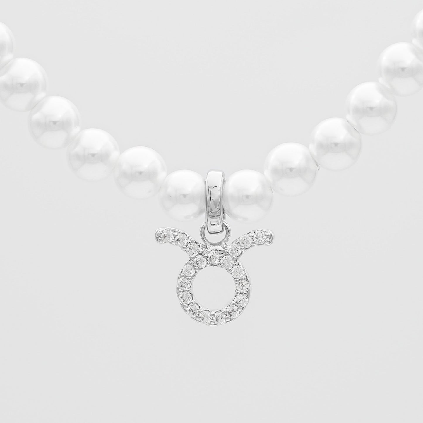 Pave Pearl Zodiac Necklace - Image 28 - ISMI JEWELS