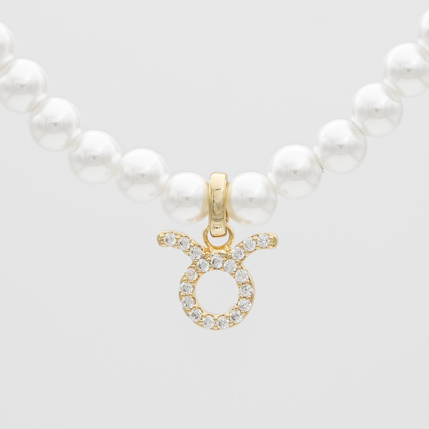 Pave Pearl Zodiac Necklace - Image 6 - ISMI JEWELS