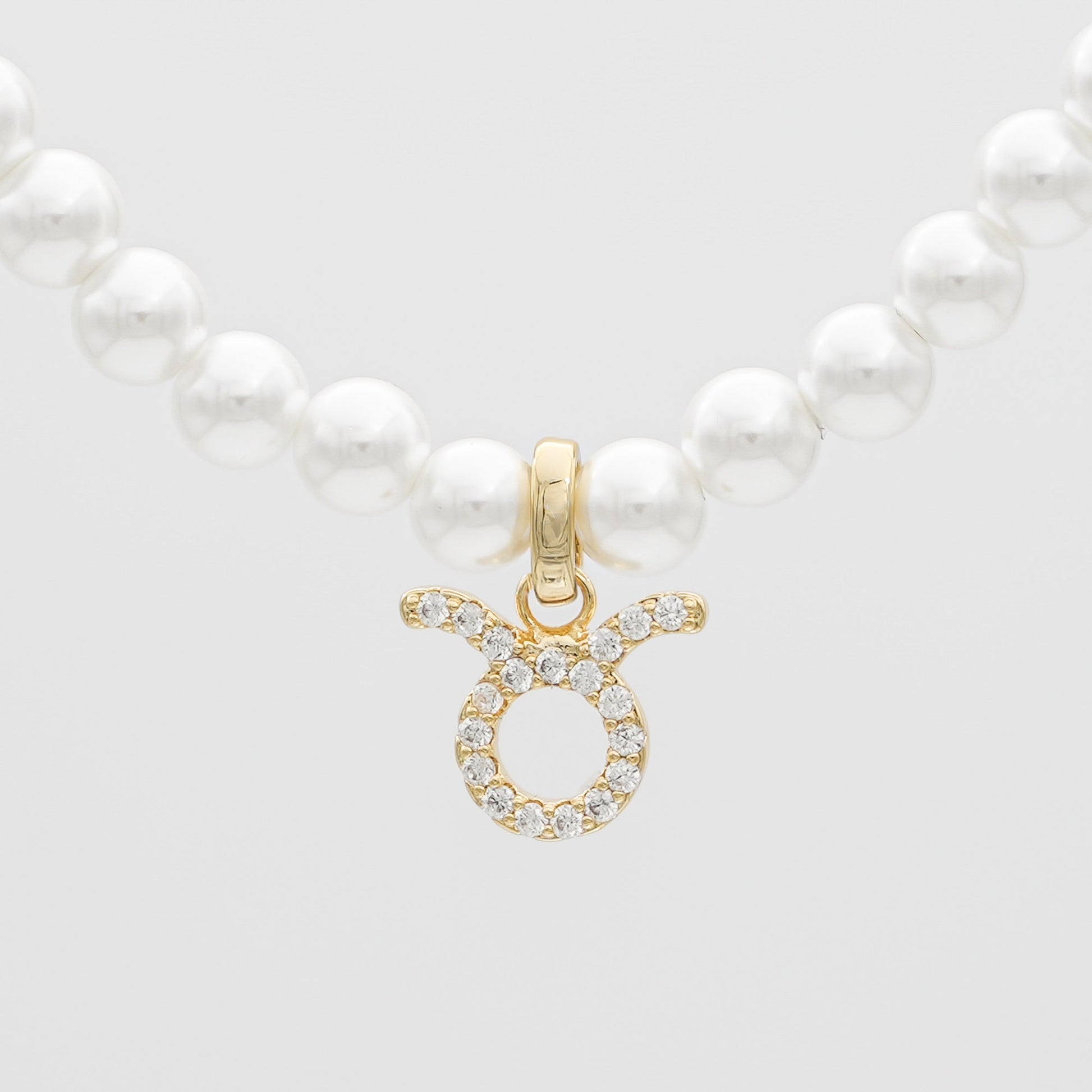 Pave Pearl Zodiac Necklace - Image 6 - ISMI JEWELS