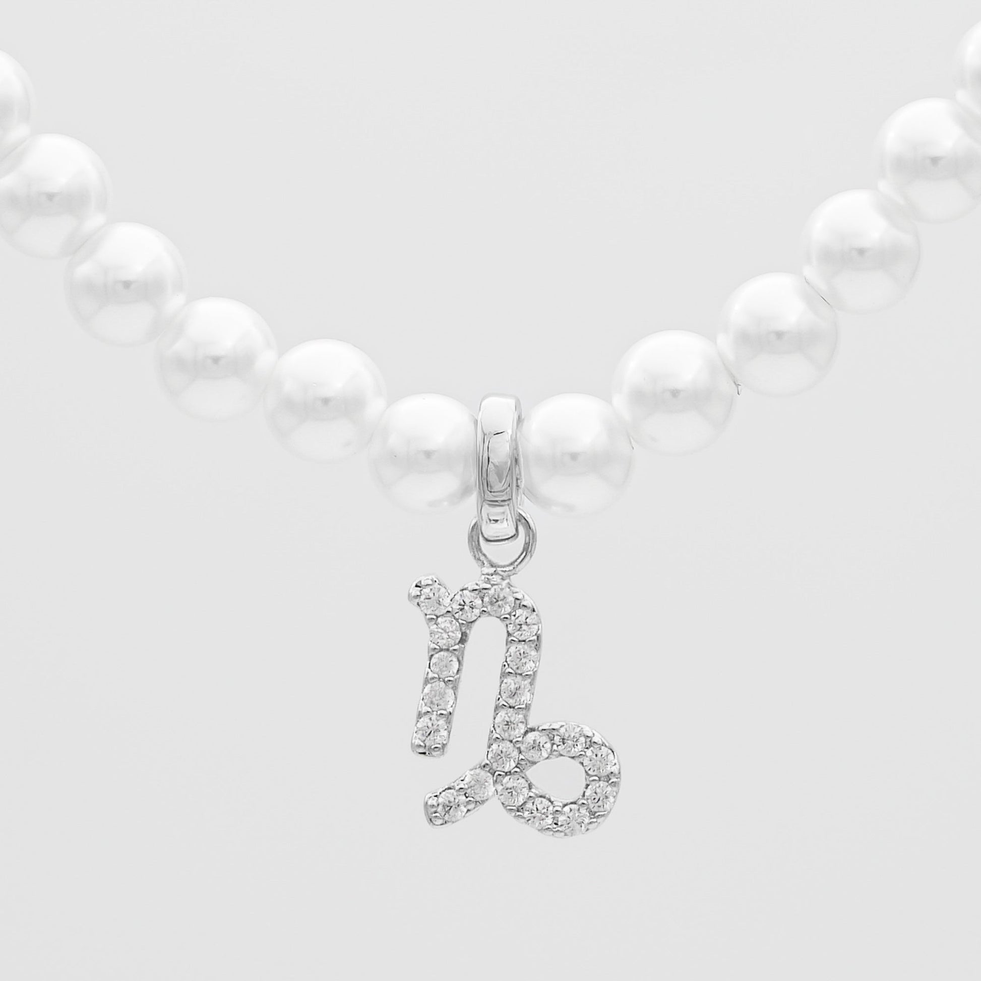 Pave Pearl Zodiac Necklace - Image 34 - ISMI JEWELS