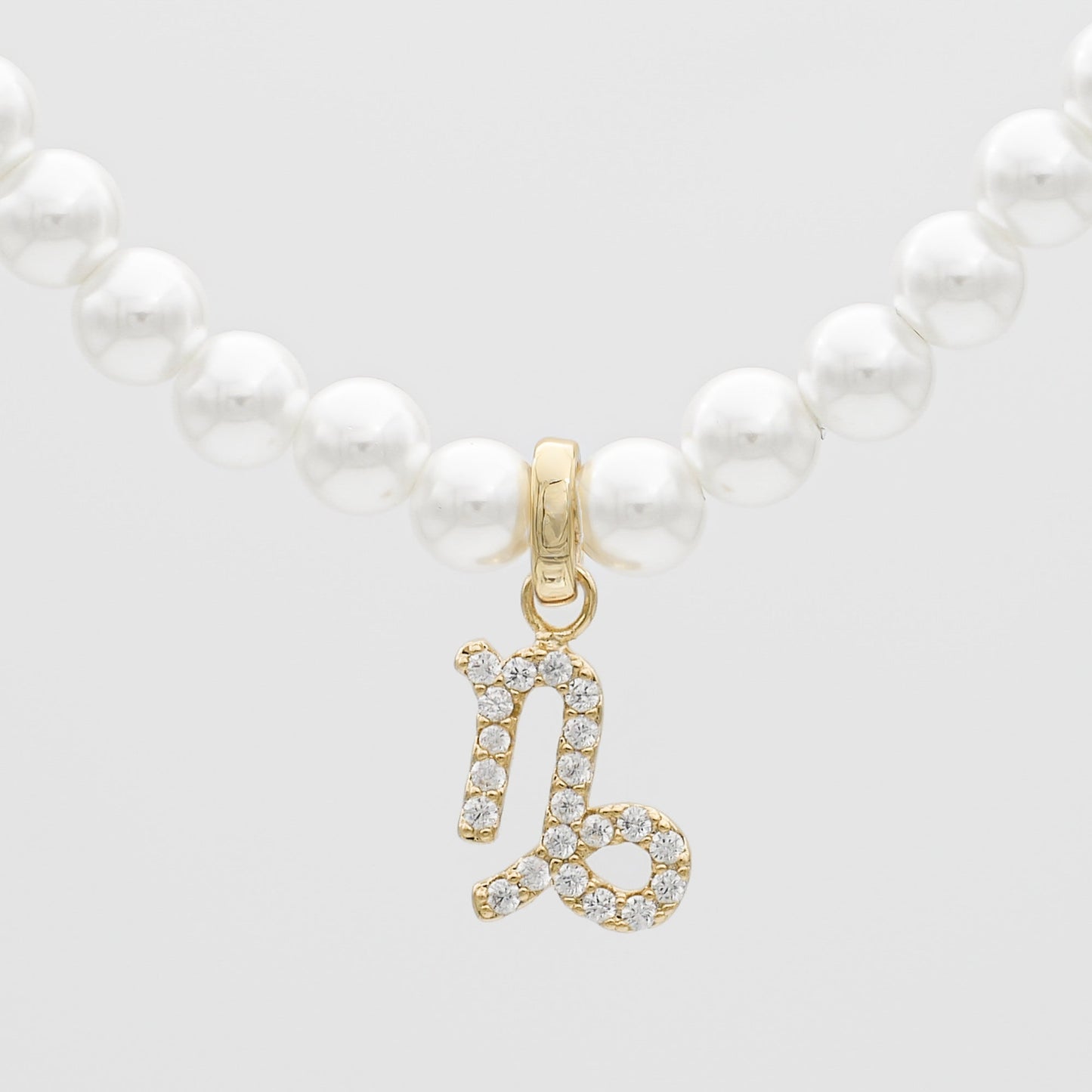 Pave Pearl Zodiac Necklace - Image 16 - ISMI JEWELS
