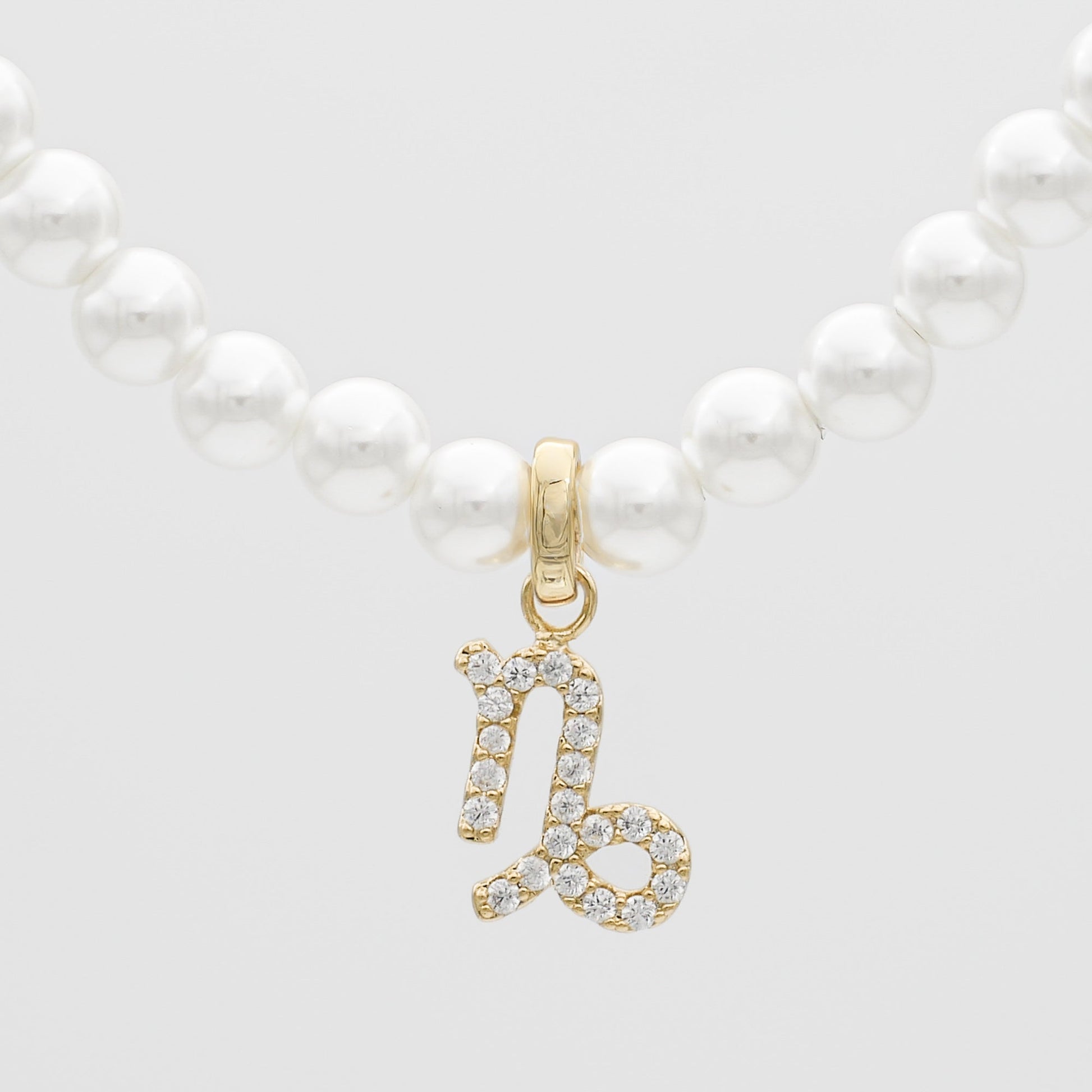 Pave Pearl Zodiac Necklace - Image 16 - ISMI JEWELS