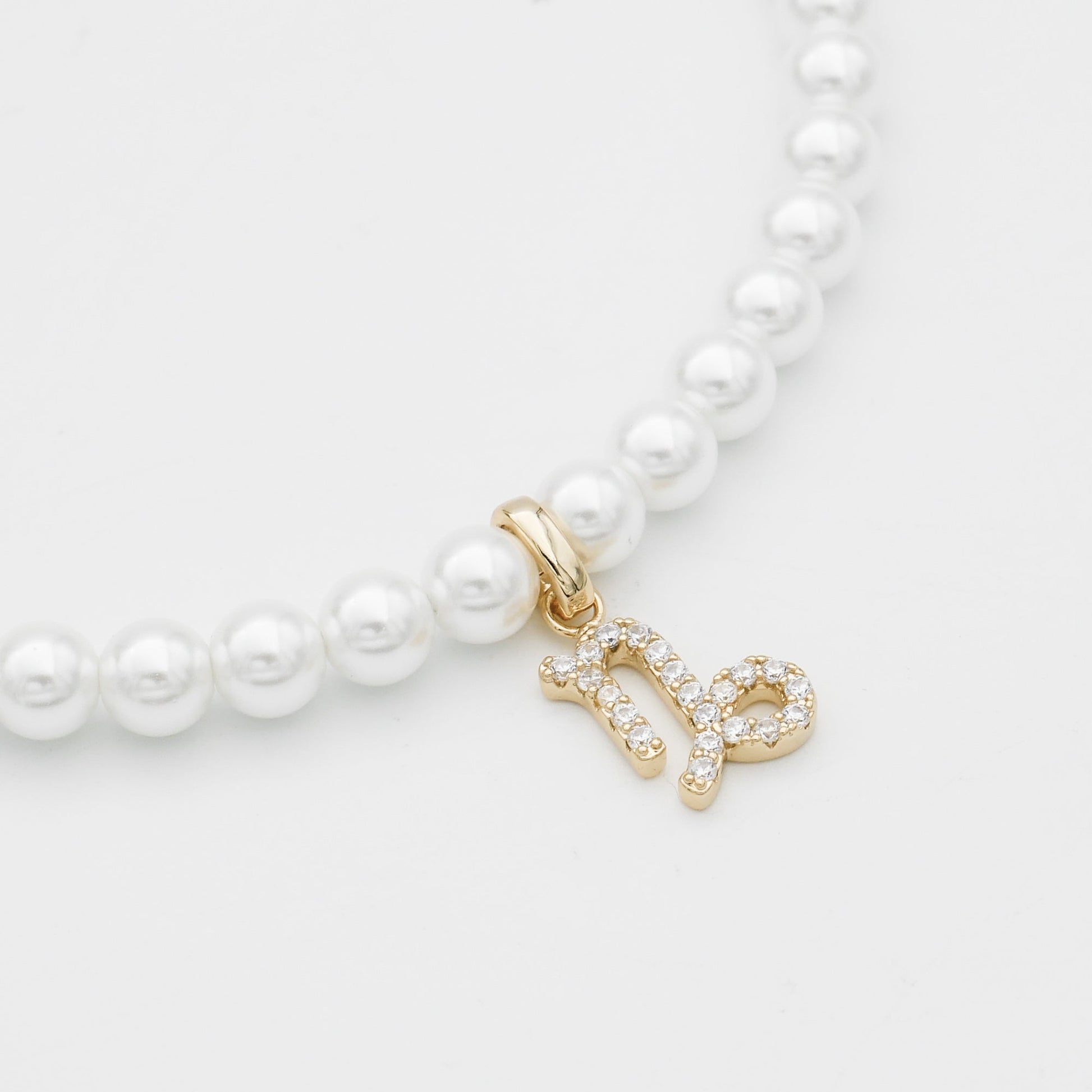 Pave Pearl Zodiac Necklace - Image 17 - ISMI JEWELS