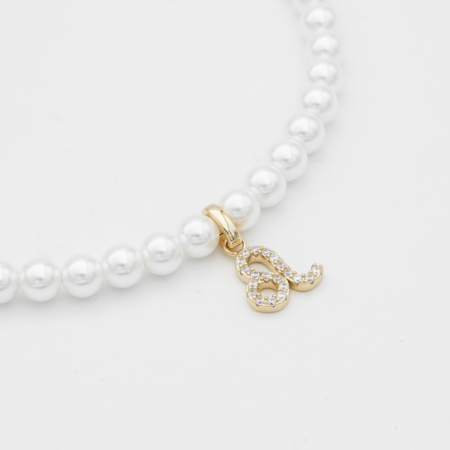 Pave Pearl Zodiac Necklace - Image 20 - ISMI JEWELS
