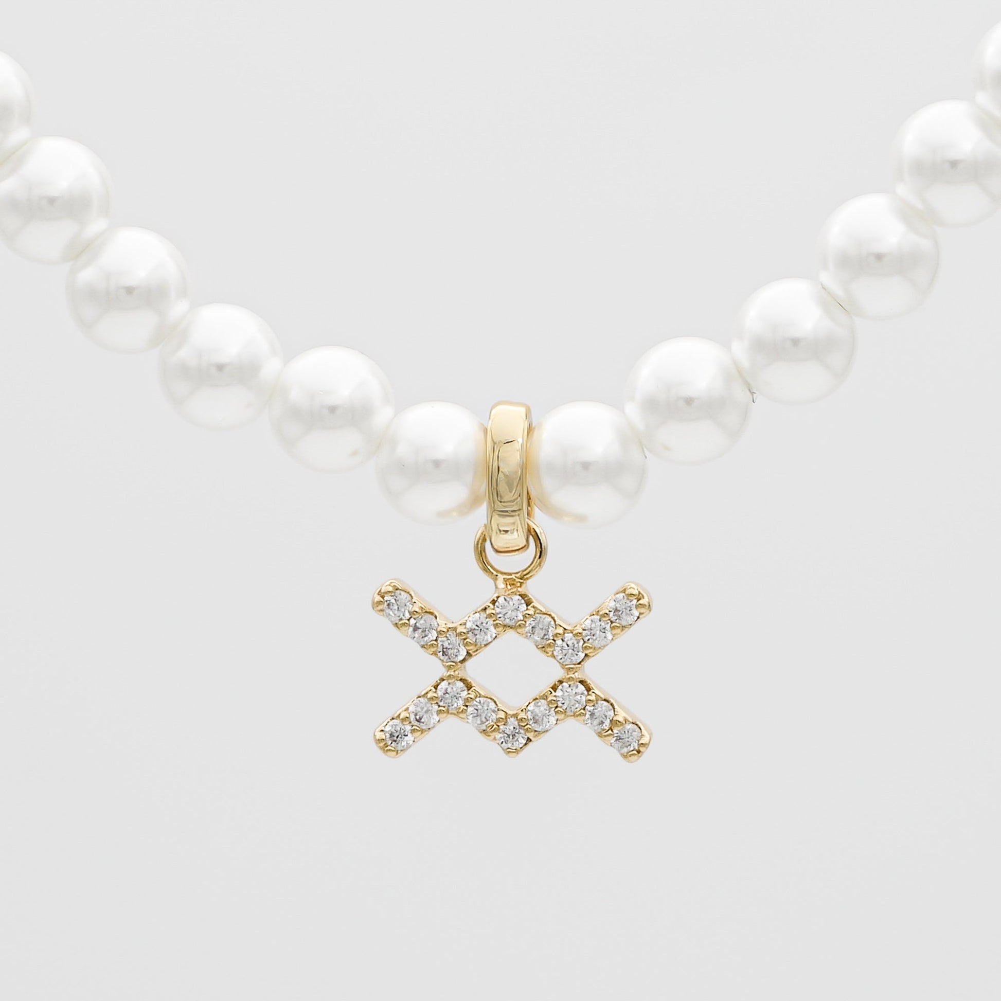 Pave Pearl Zodiac Necklace - Image 21 - ISMI JEWELS