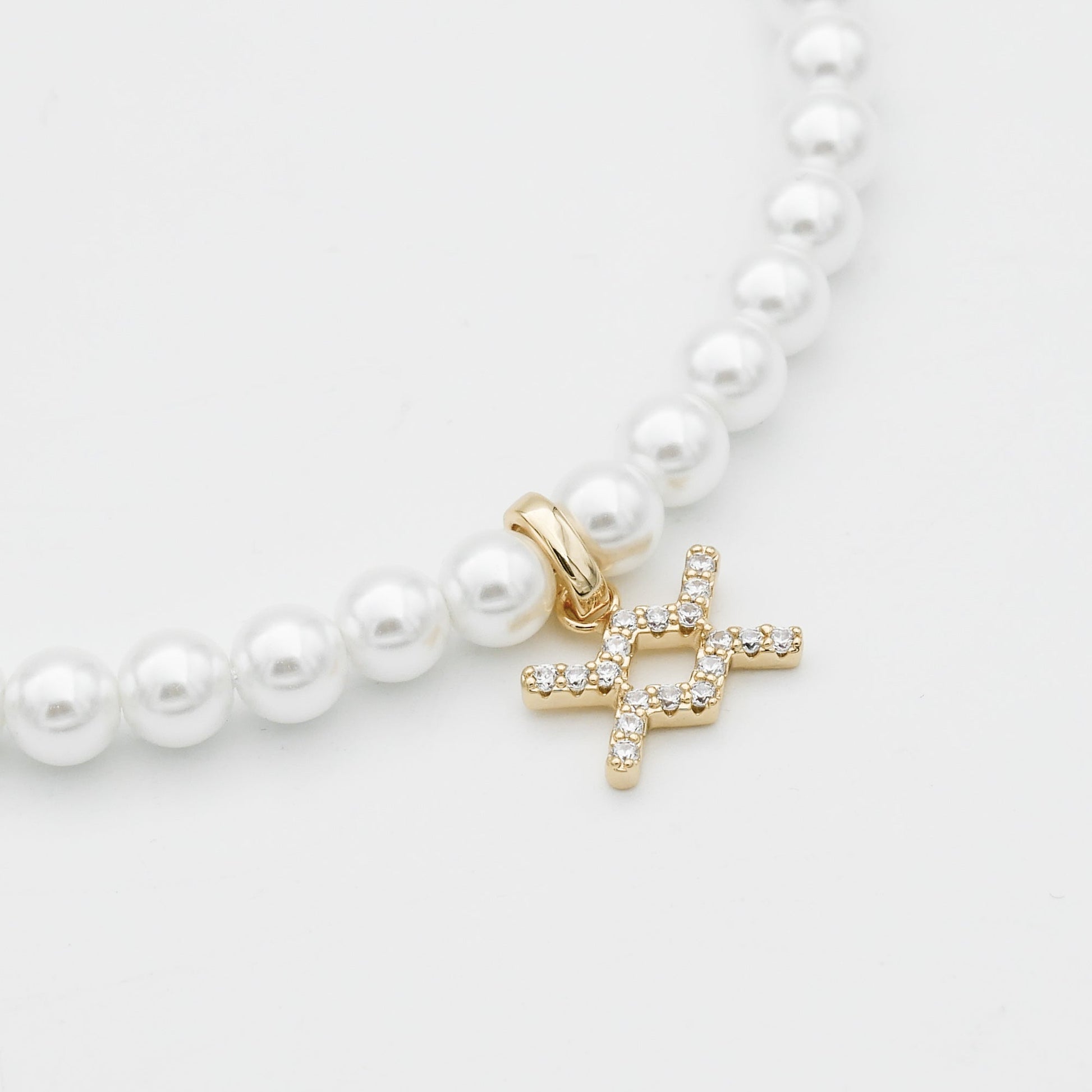 Pave Pearl Zodiac Necklace - Image 22 - ISMI JEWELS