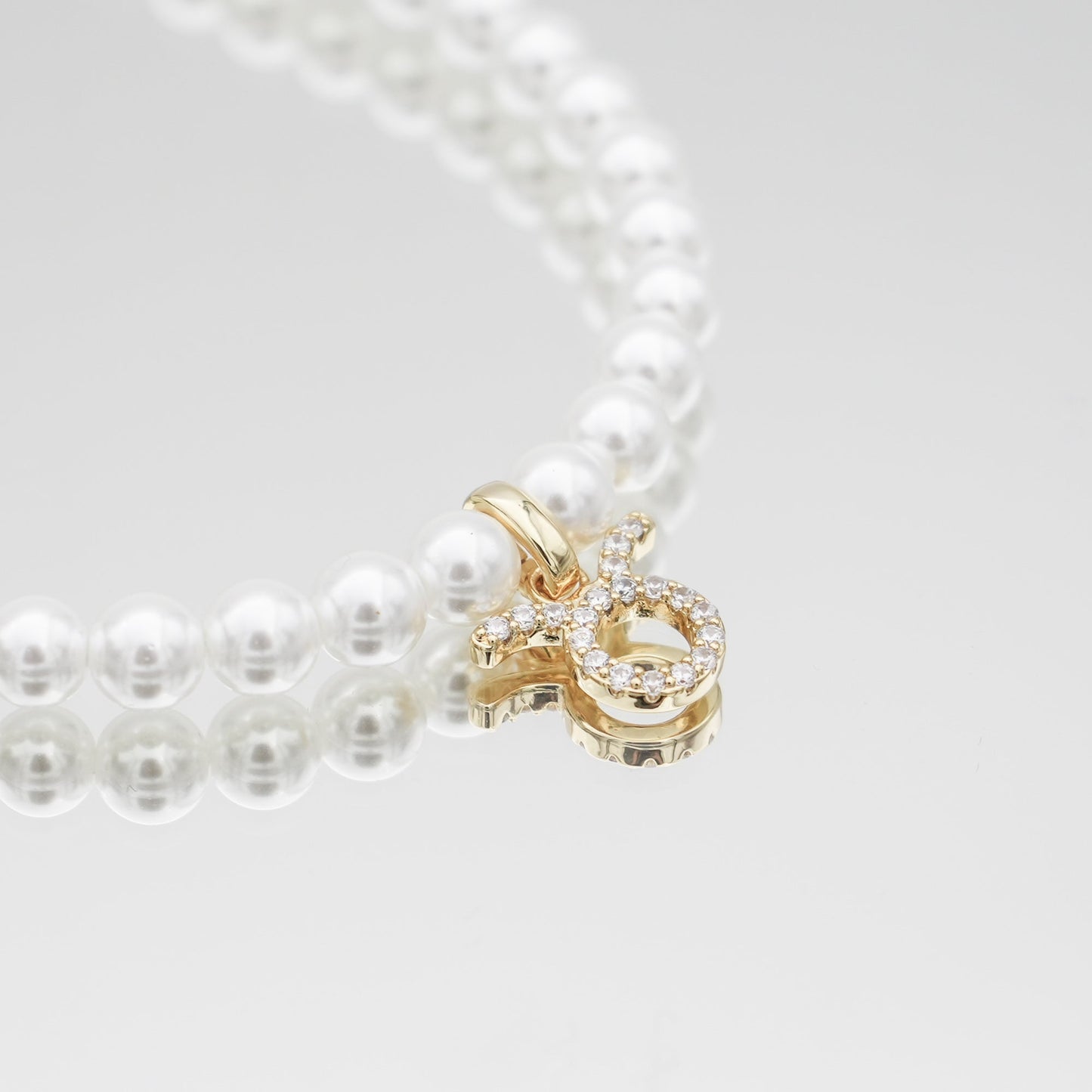 Pave Pearl Zodiac Necklace - Image 5 - ISMI JEWELS