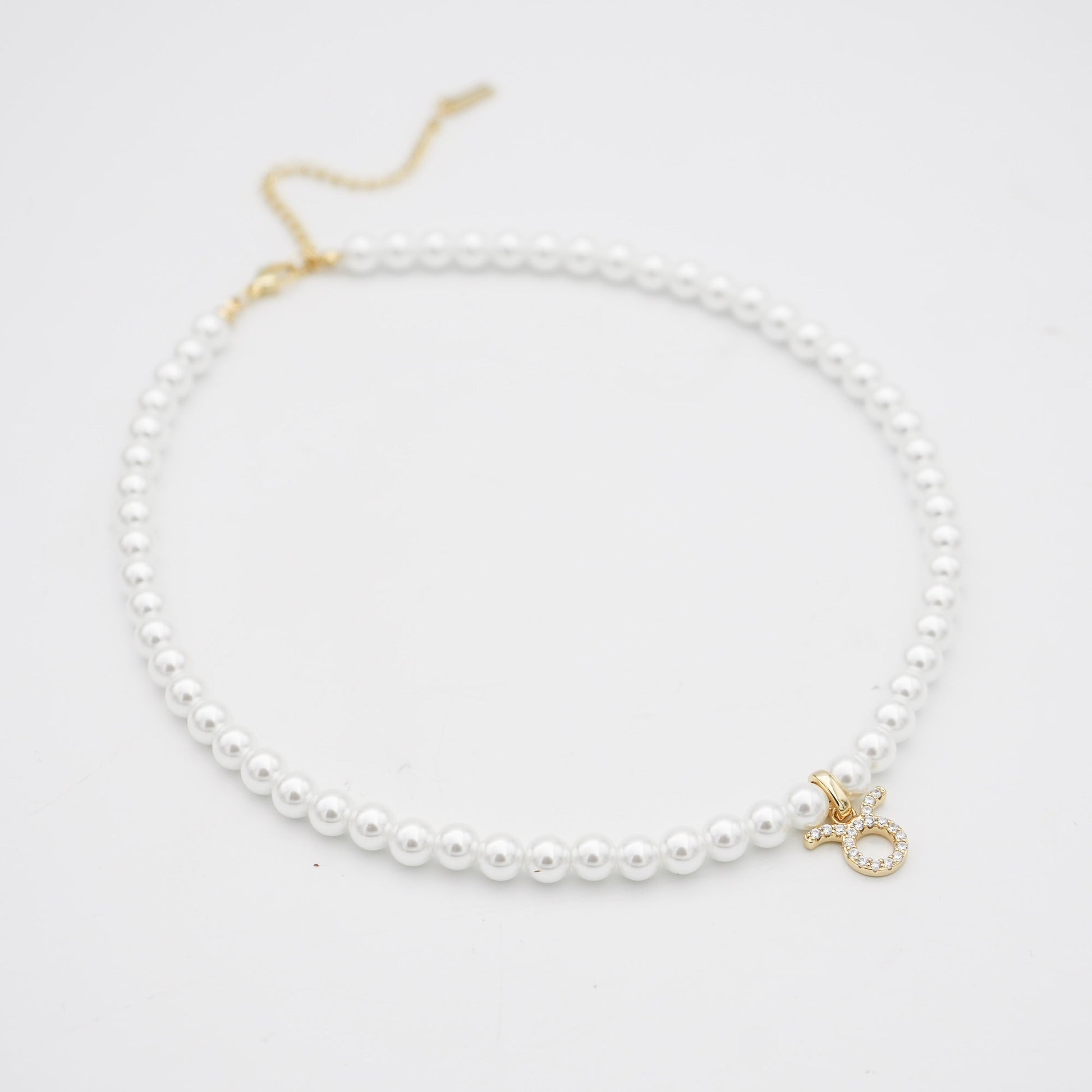 Pave Pearl Zodiac Necklace - Image 4 - ISMI JEWELS