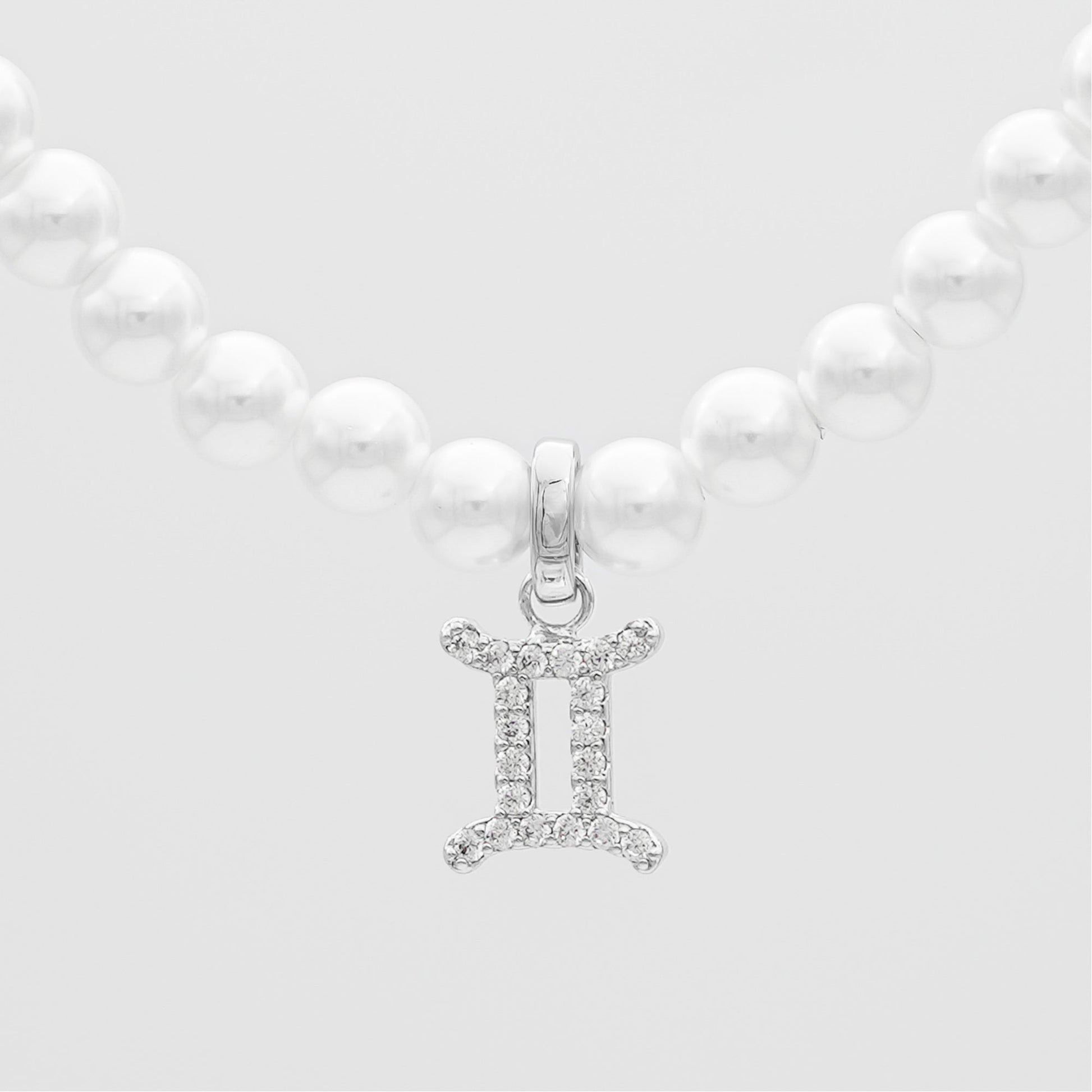 Pave Pearl Zodiac Necklace - Image 30 - ISMI JEWELS