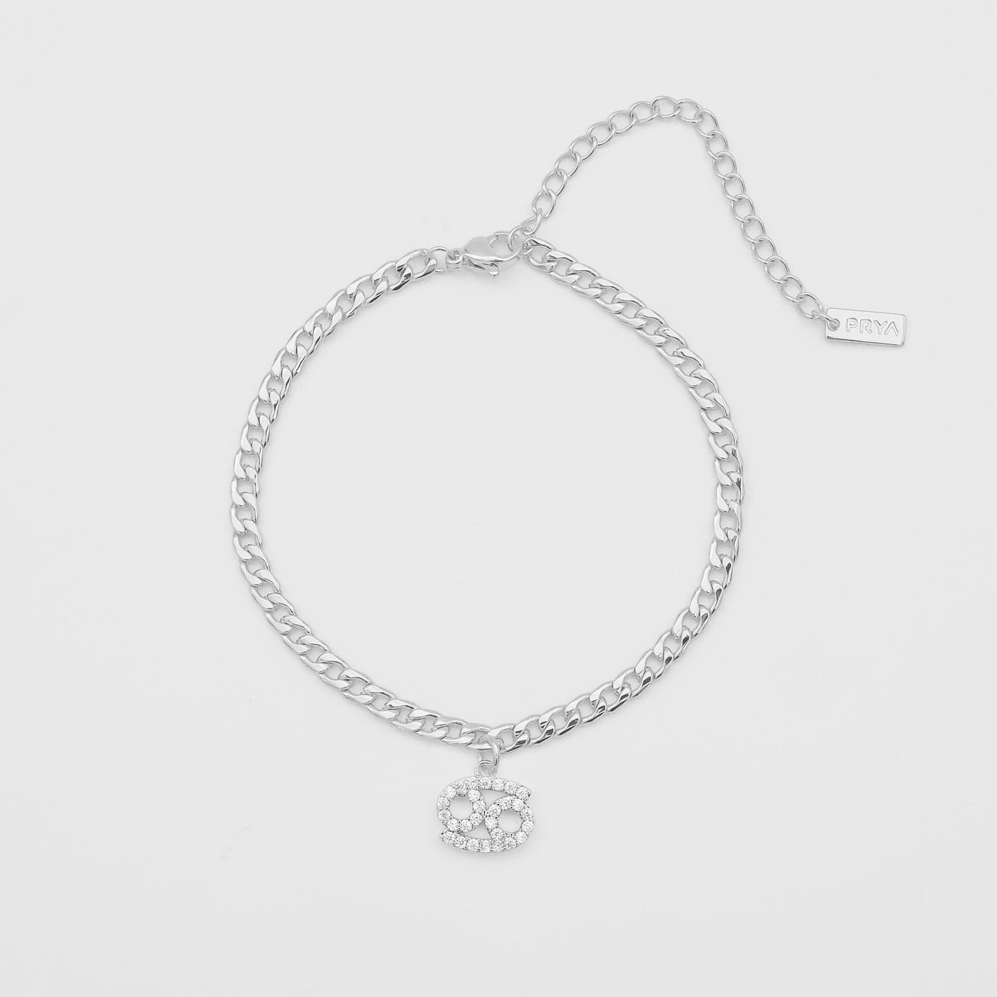 Pave Zodiac Symbol Anklet - Image 13 - ISMI JEWELS