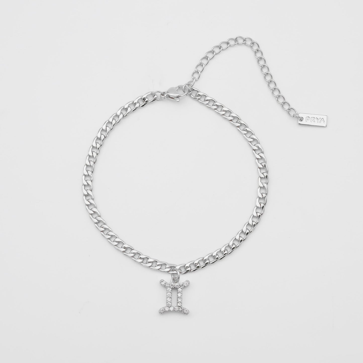 Pave Zodiac Symbol Anklet - Image 11 - ISMI JEWELS
