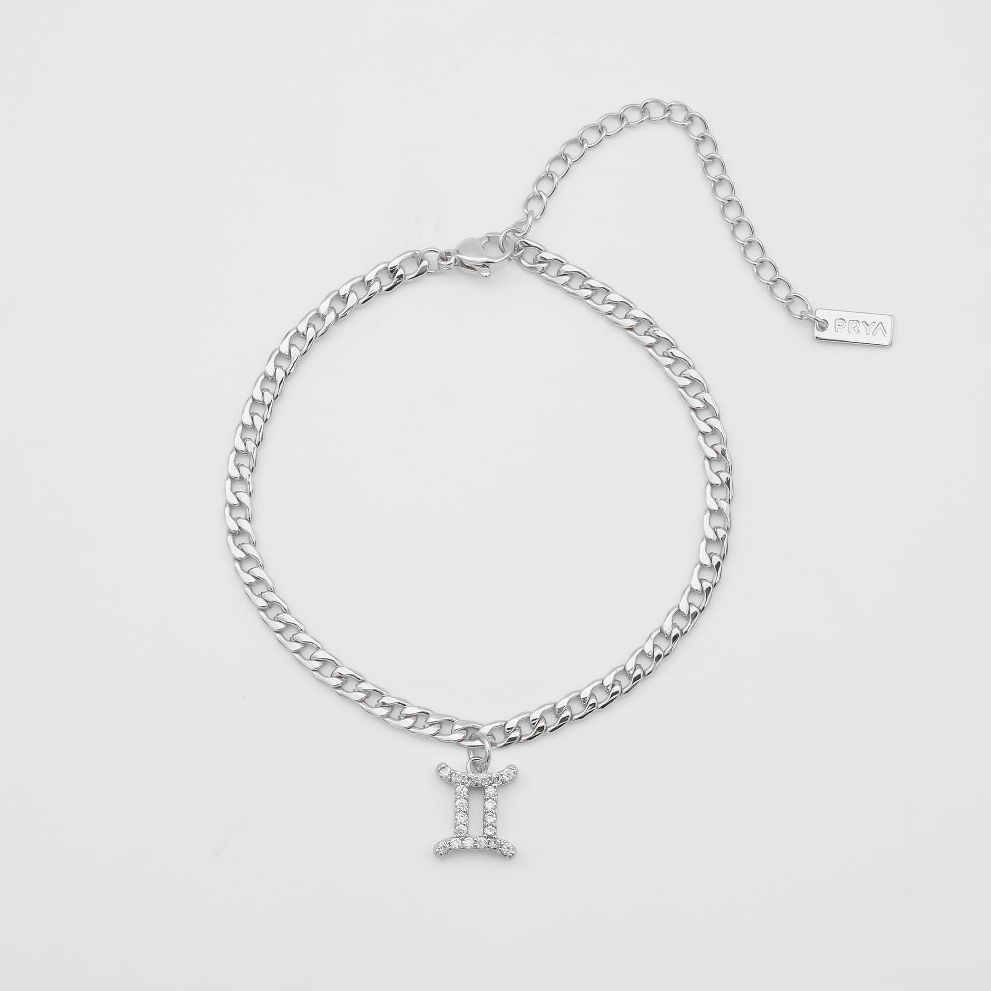Pave Zodiac Symbol Anklet - Image 11 - ISMI JEWELS