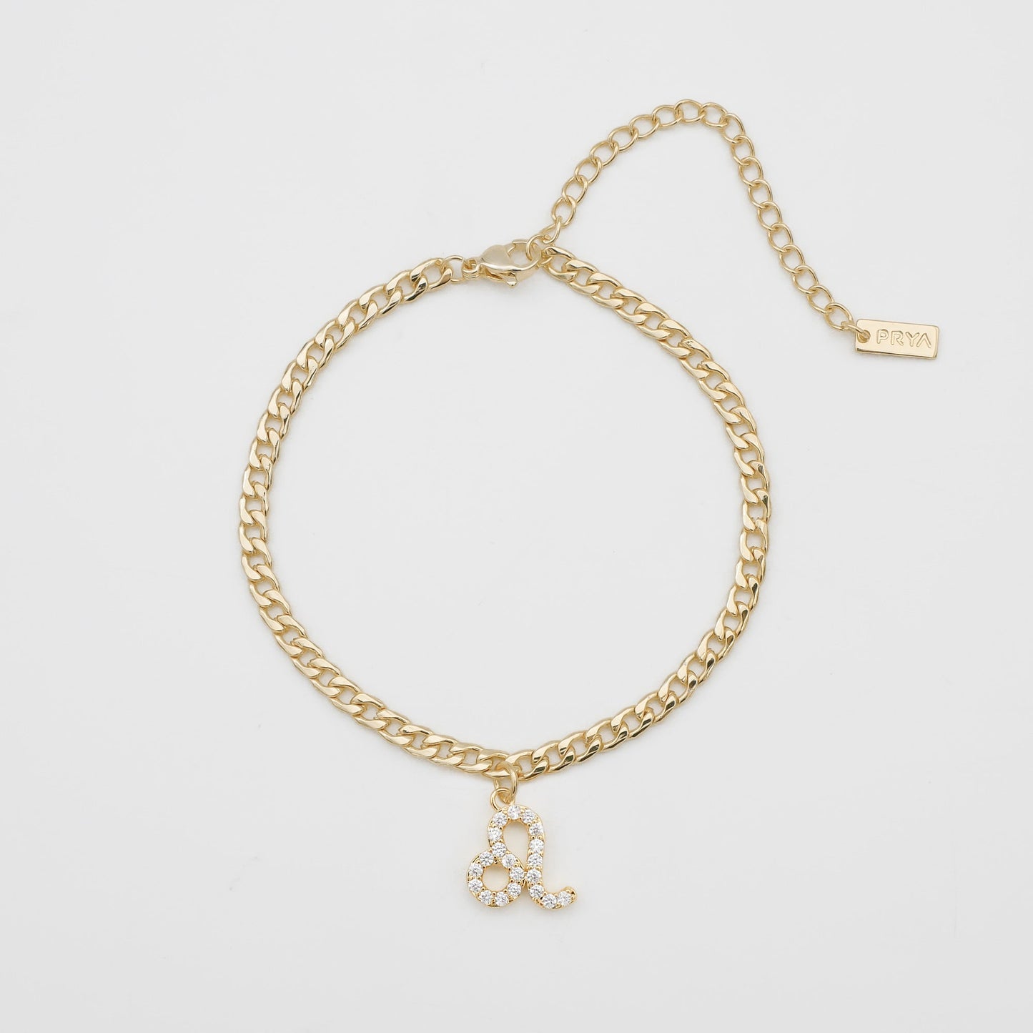 Pave Zodiac Symbol Anklet - Image 14 - ISMI JEWELS