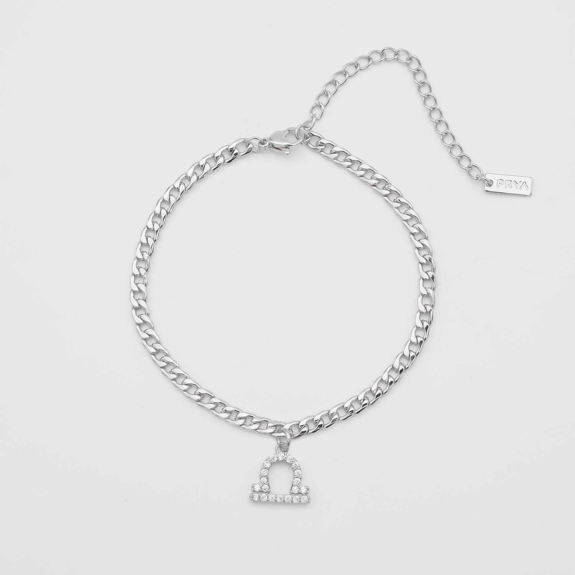 Pave Zodiac Symbol Anklet - Image 19 - ISMI JEWELS