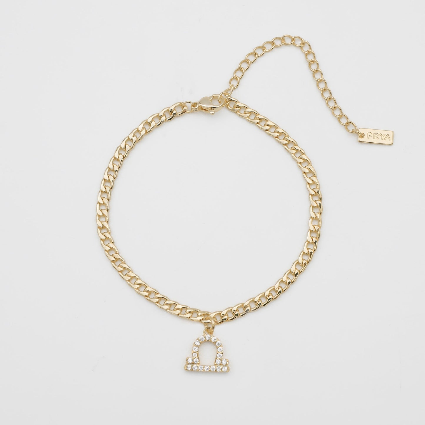 Pave Zodiac Symbol Anklet - Image 18 - ISMI JEWELS