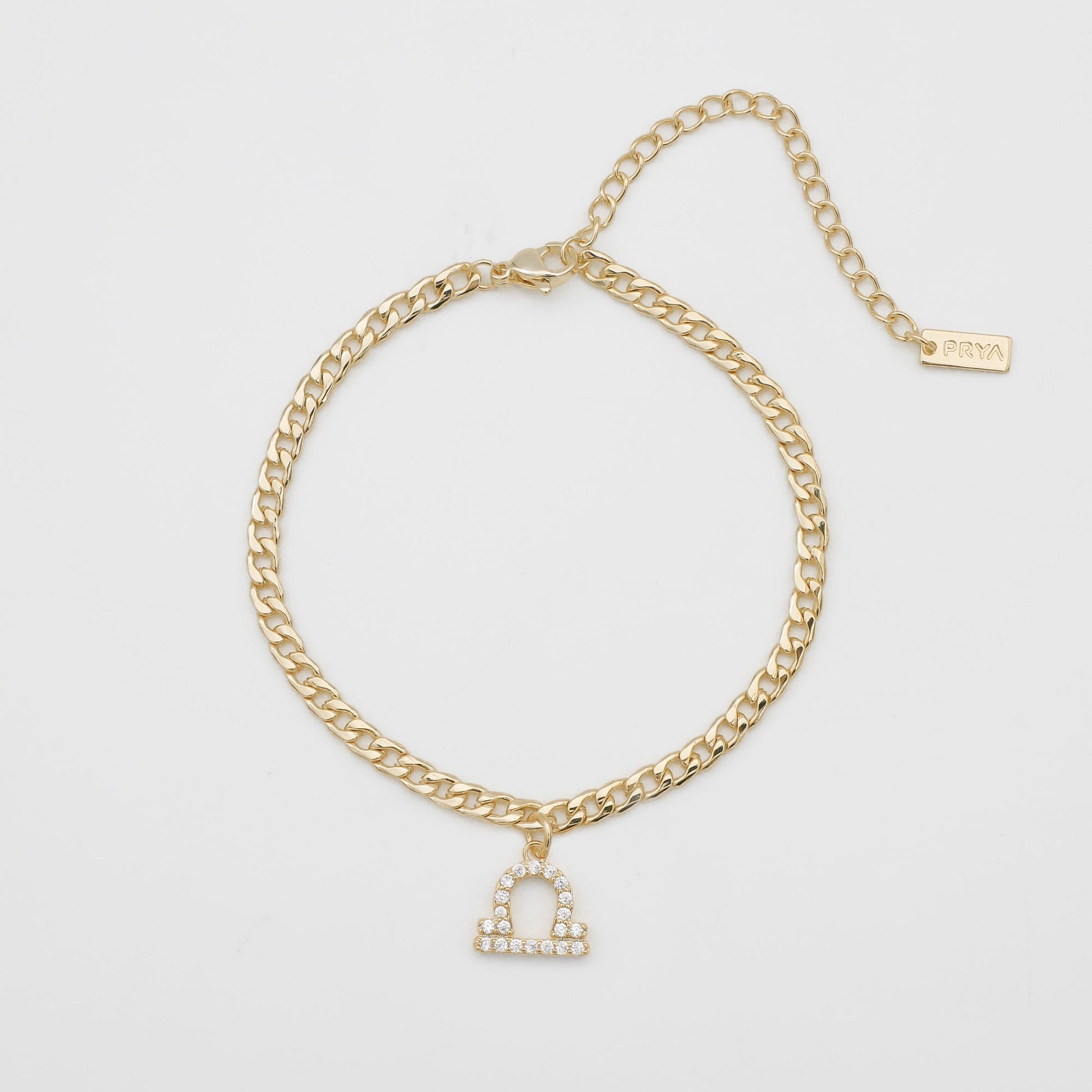 Pave Zodiac Symbol Anklet - Image 18 - ISMI JEWELS