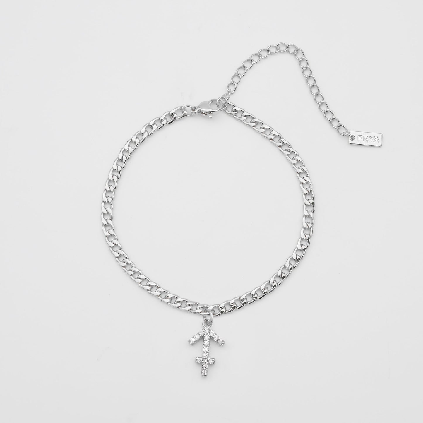 Pave Zodiac Symbol Anklet - Image 23 - ISMI JEWELS