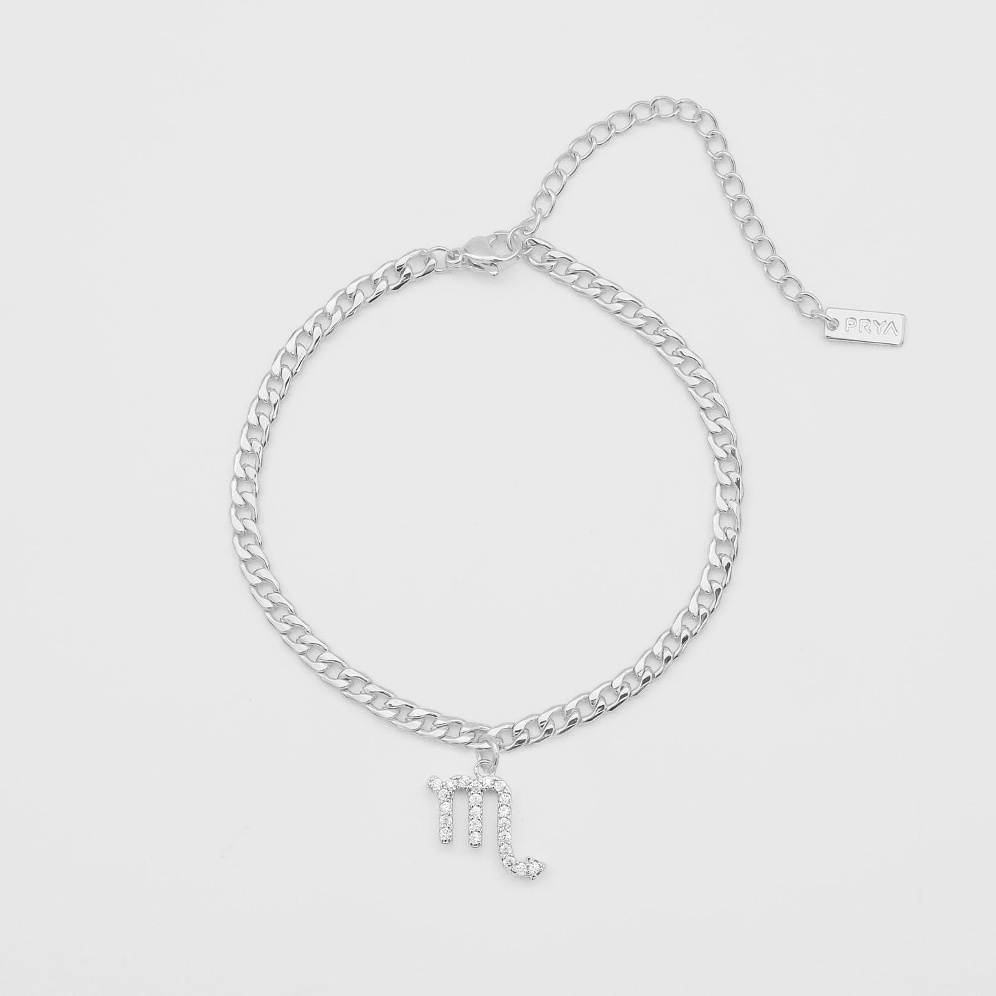 Pave Zodiac Symbol Anklet - Image 21 - ISMI JEWELS