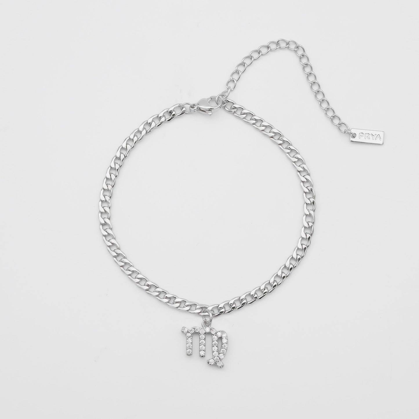 Pave Zodiac Symbol Anklet - Image 17 - ISMI JEWELS