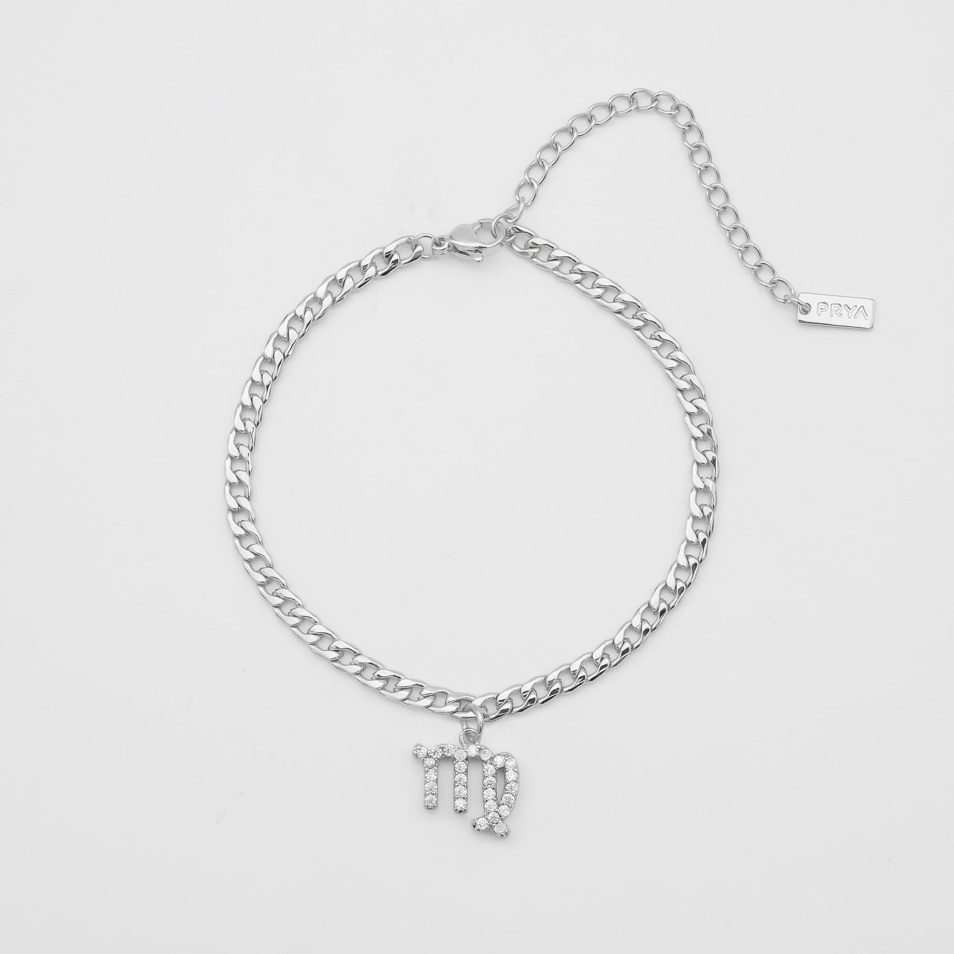 Pave Zodiac Symbol Anklet - Image 17 - ISMI JEWELS