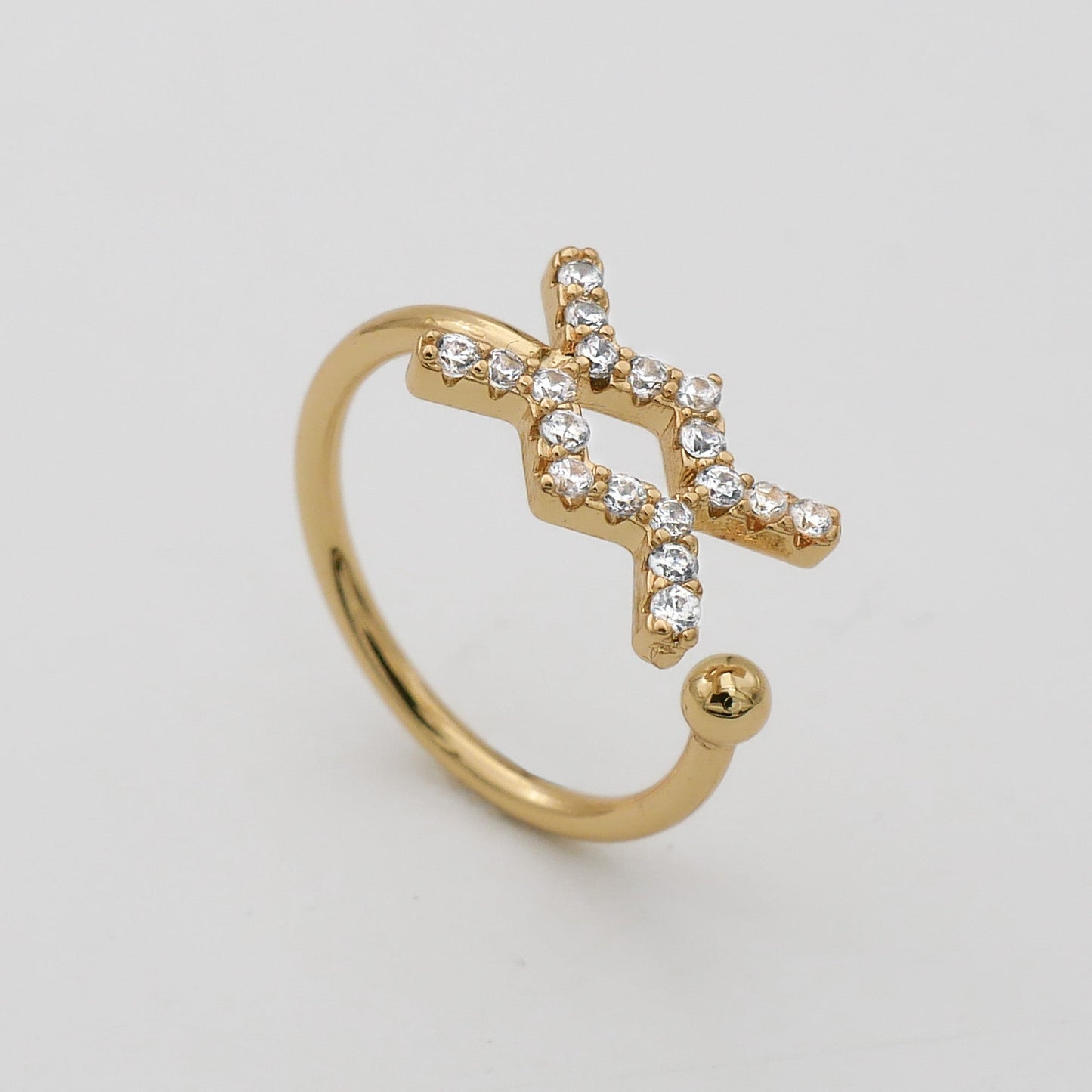 Pave Zodiac Ring - Image 11 - ISMI JEWELS
