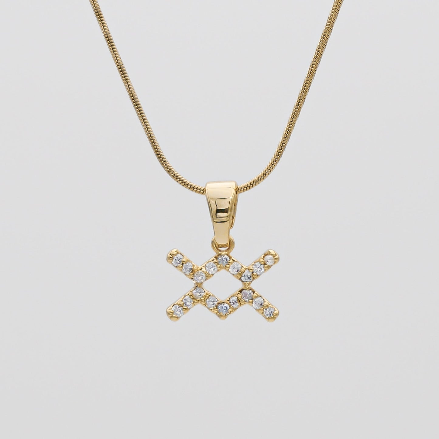 Pave Zodiac Symbol necklace - Image 9 - ISMI JEWELS