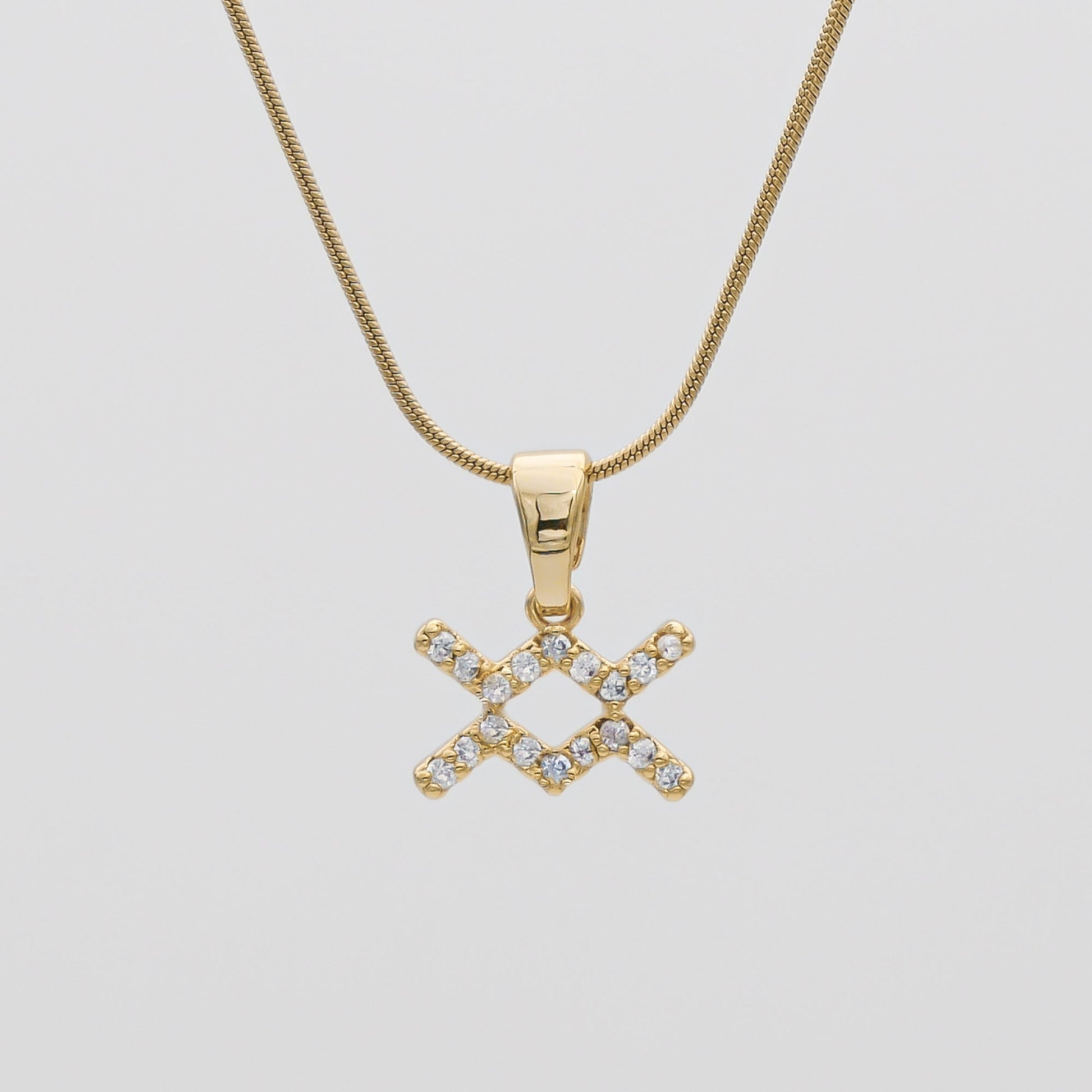 Pave Zodiac Symbol necklace - Image 9 - ISMI JEWELS