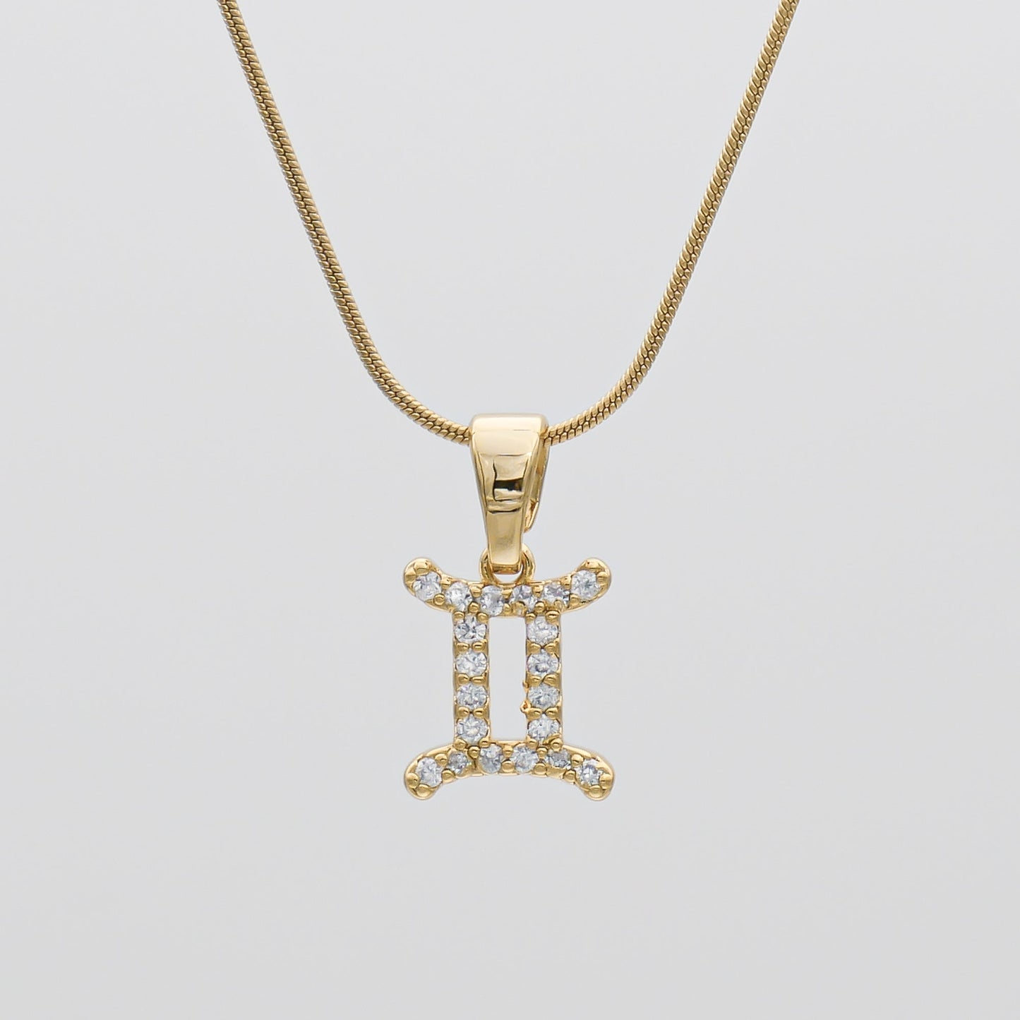 Pave Zodiac Symbol necklace - Image 17 - ISMI JEWELS