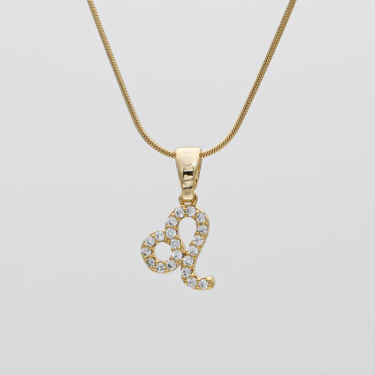 Pave Zodiac Symbol necklace - Image 1 - ISMI JEWELS