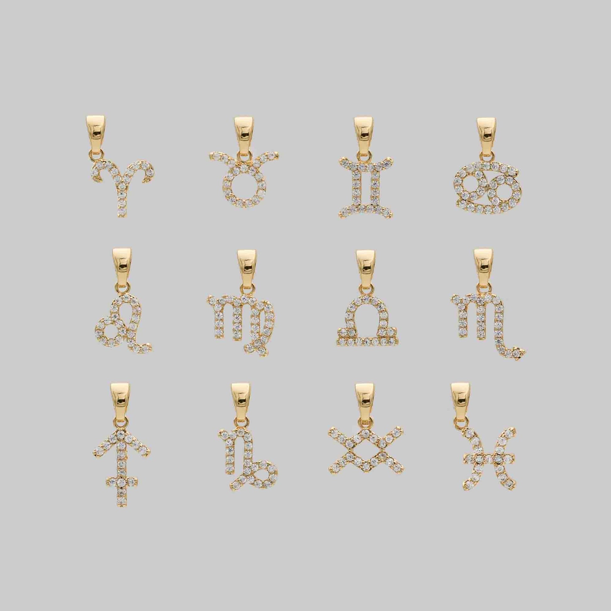 Pave Zodiac Symbol - Image 1 - ISMI JEWELS