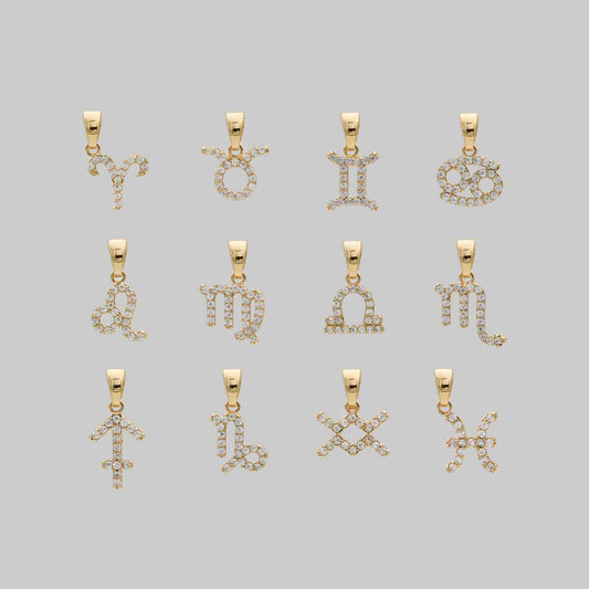 Pave Zodiac Symbol - Image 1 - ISMI JEWELS