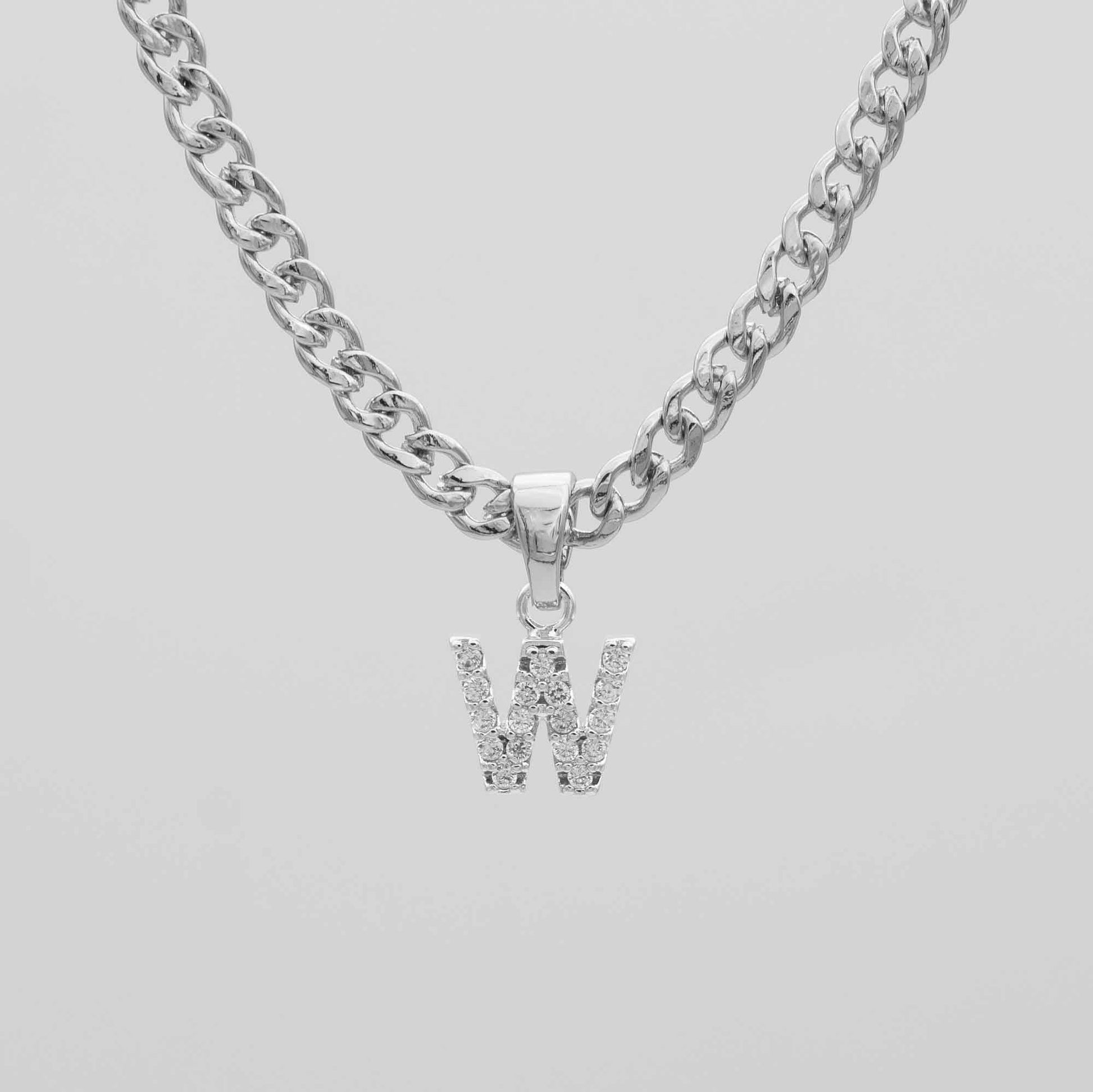 Pave Initial Necklace | Cuban - Image 45 - ISMI JEWELS