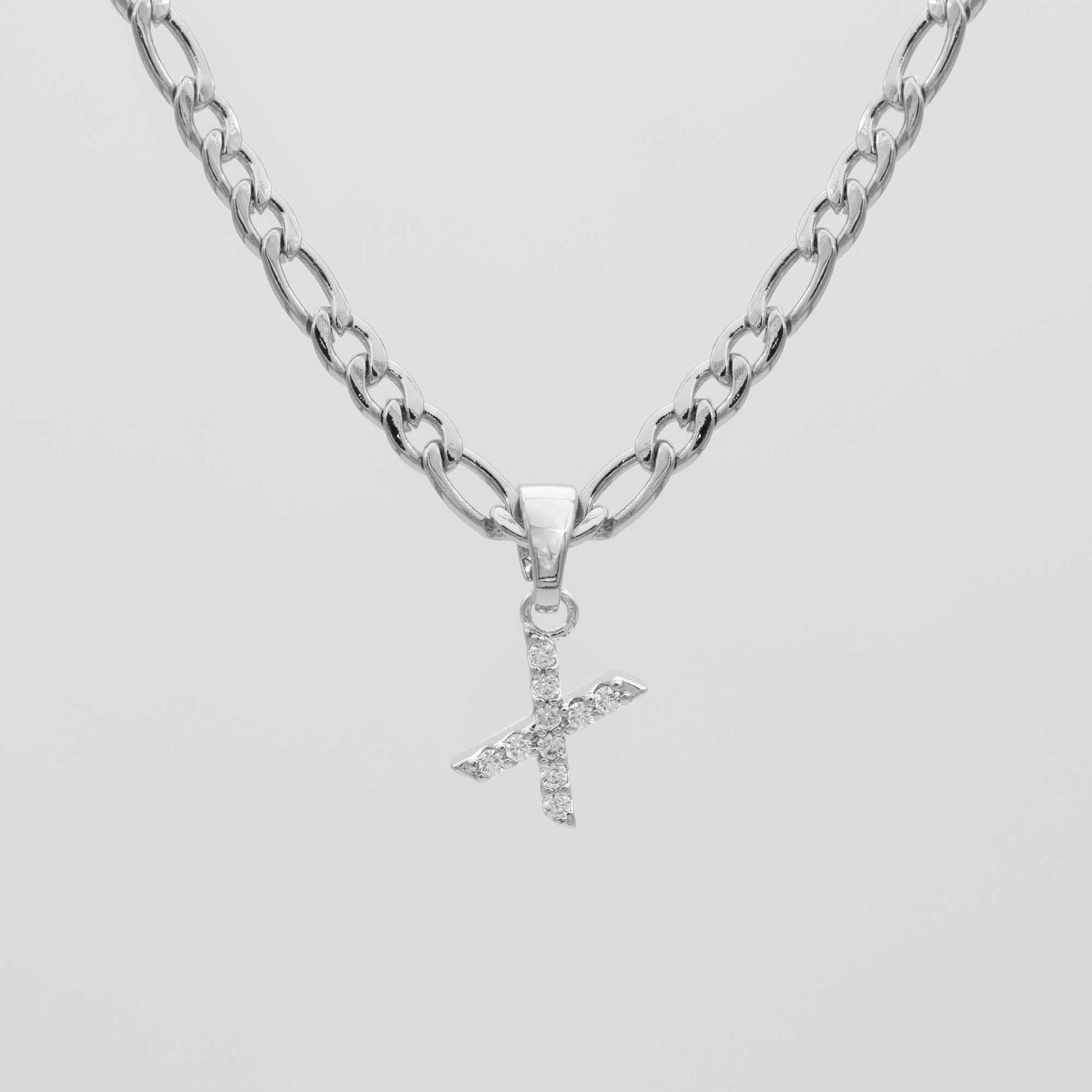 Pave Initial Necklace | Figaro - Image 41 - ISMI JEWELS