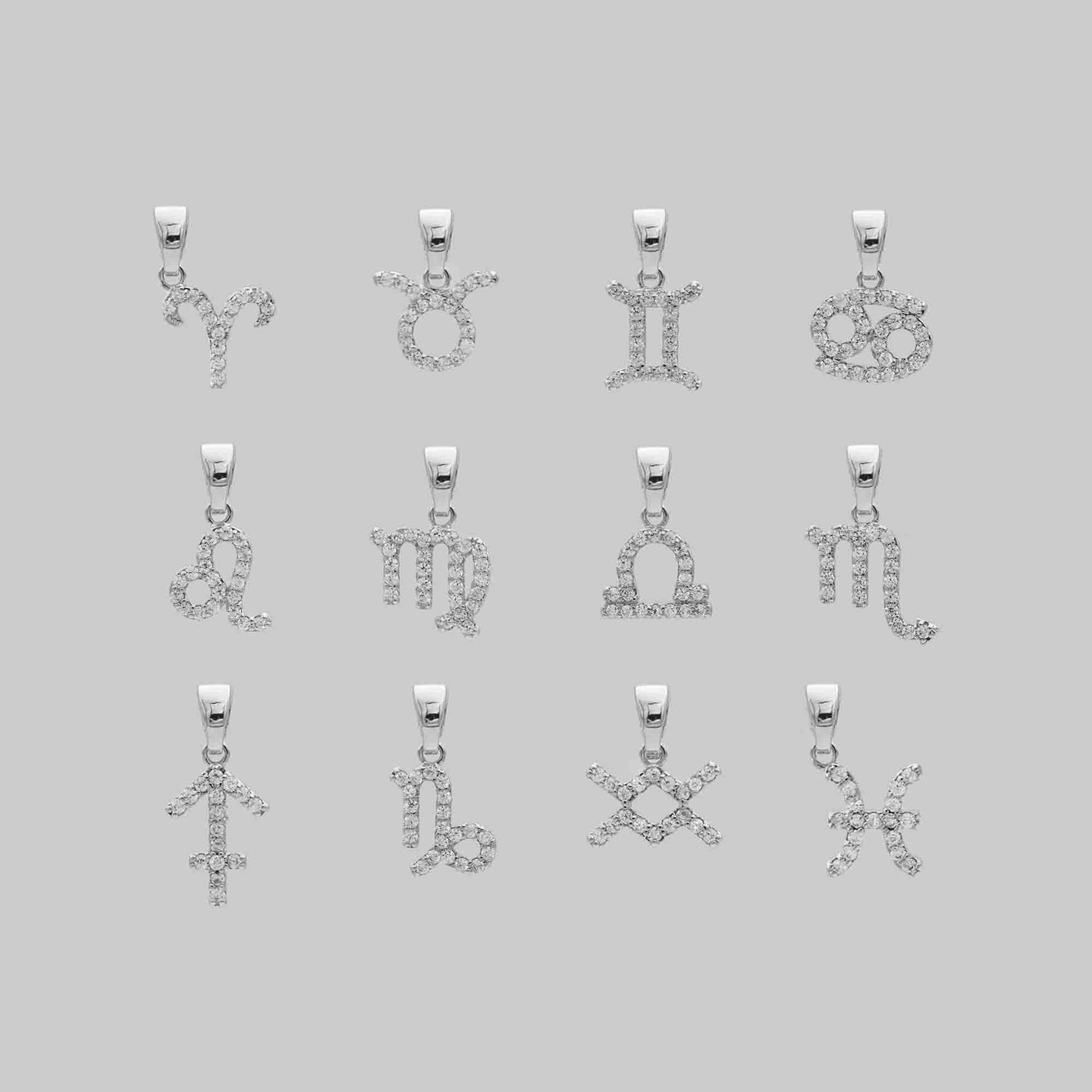 Pave Zodiac Symbol - Image 2 - ISMI JEWELS