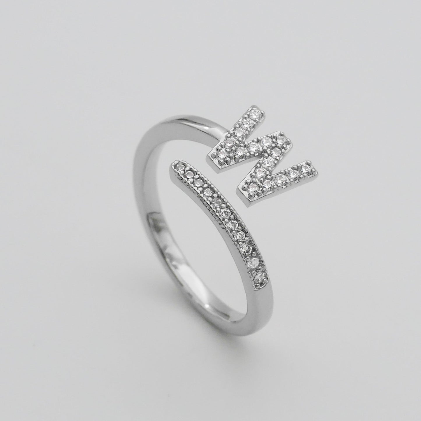 Pave Initial Ring - Image 54 - ISMI JEWELS