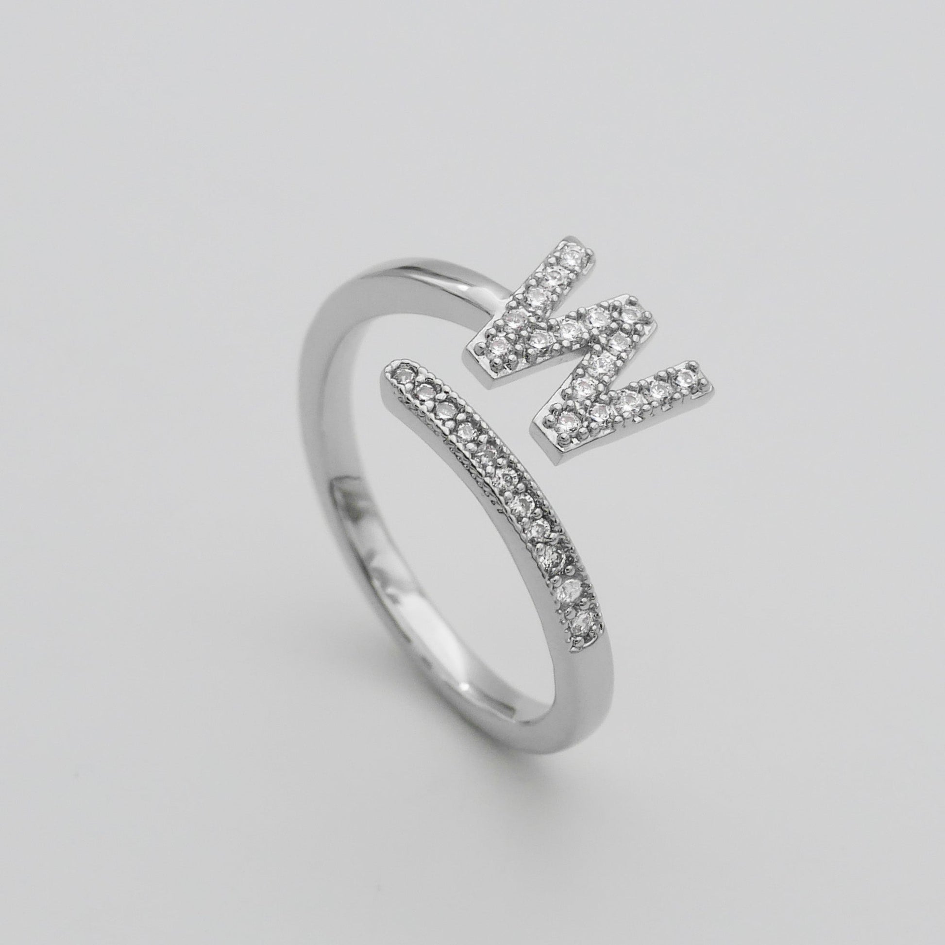 Pave Initial Ring - Image 54 - ISMI JEWELS