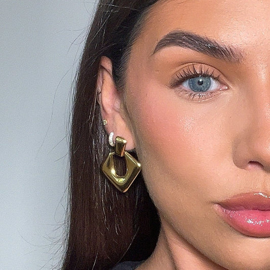 Anika Link Drop Earrings