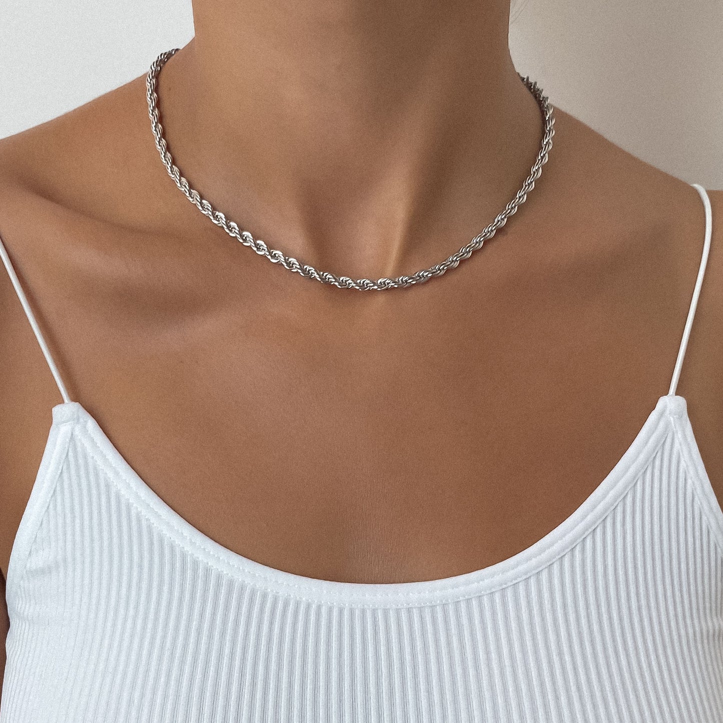 Rope Chain | Silver - Image 2 - ISMI JEWELS