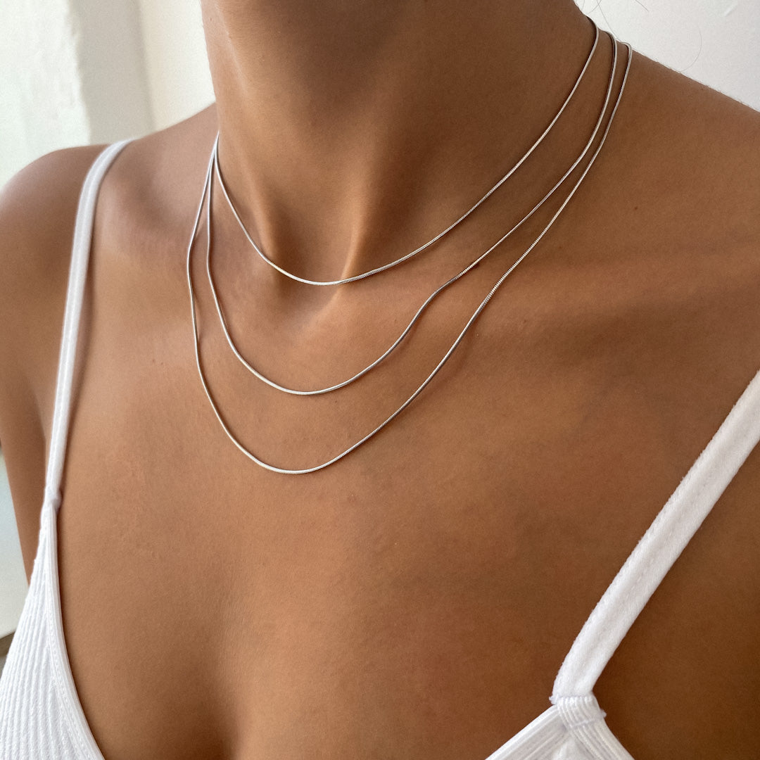 Fine Snake Chain | Silver - Image 6 - ISMI JEWELS