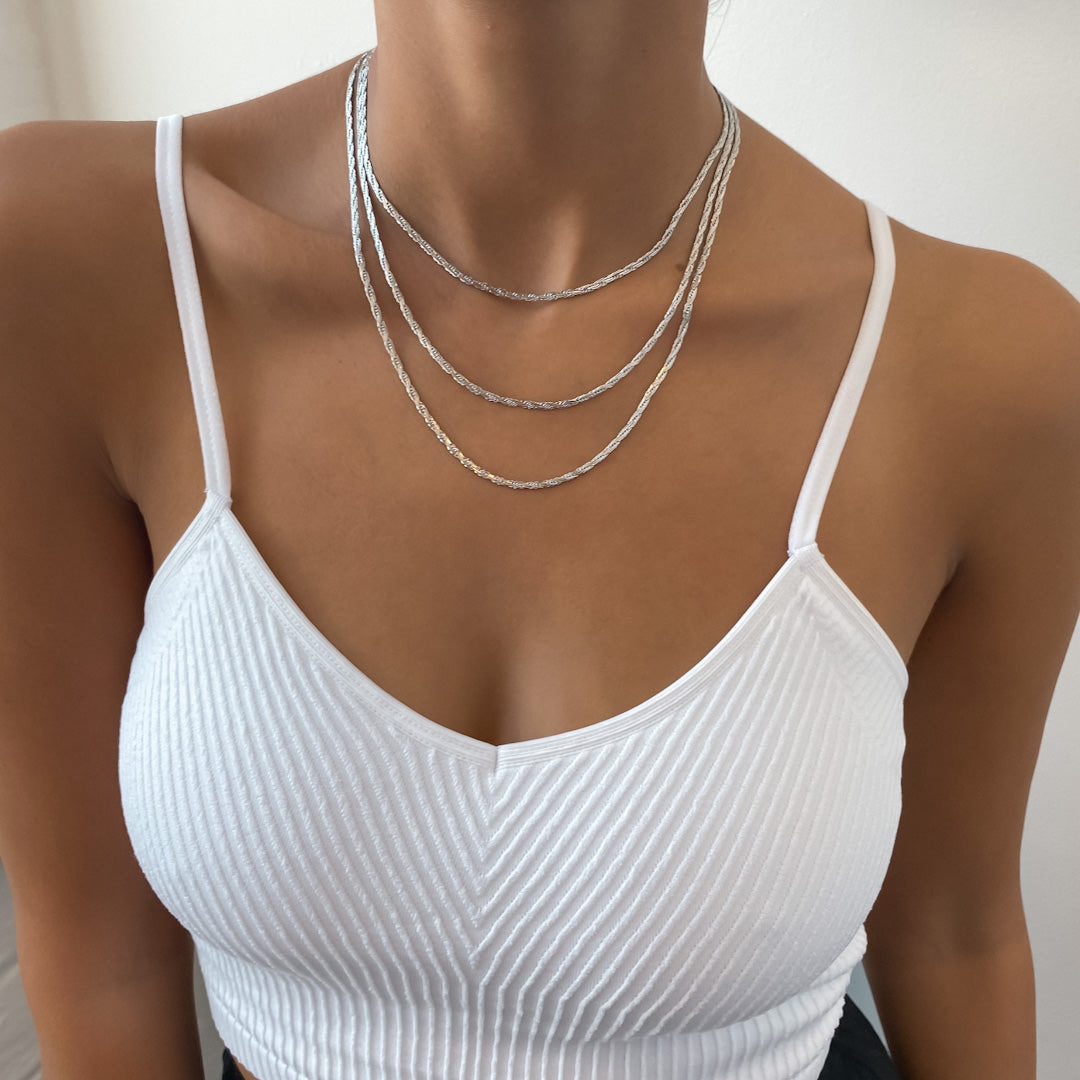 Flat Rope Link Chain | Silver - Image 13 - ISMI JEWELS