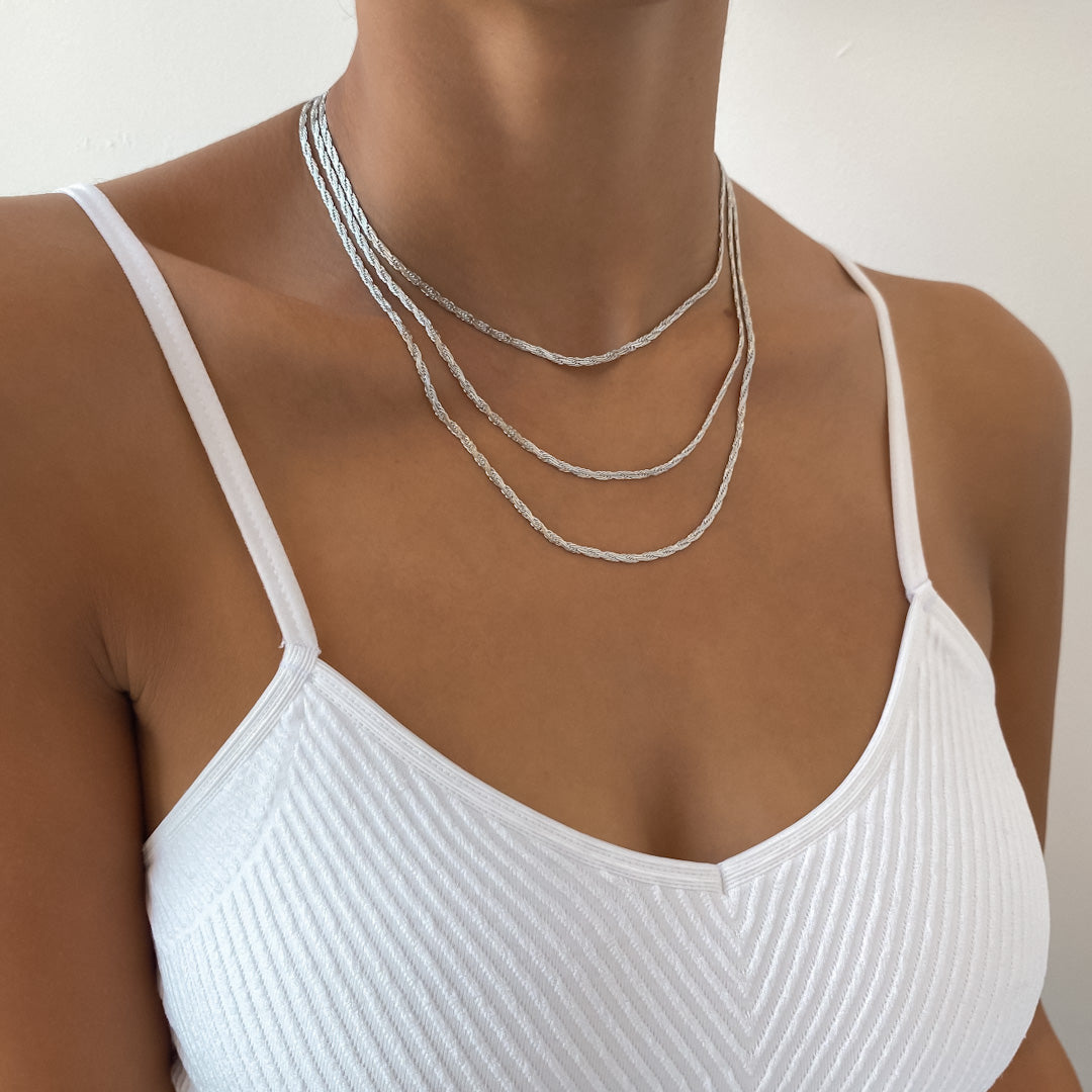 Flat Rope Link Chain | Silver - Image 16 - ISMI JEWELS