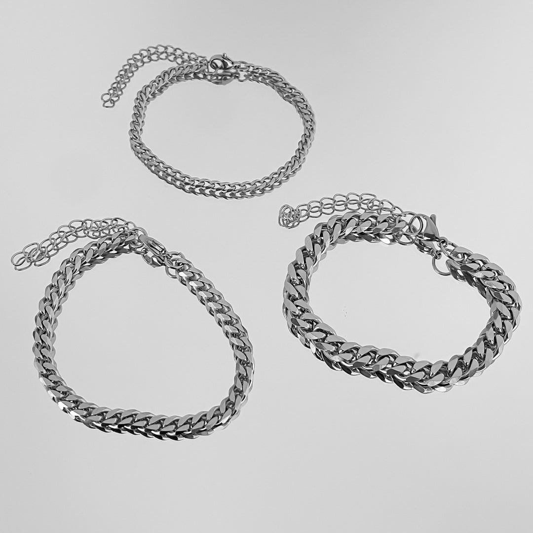 Classic Cuban Anklet Silver - Image 1 - ISMI JEWELS